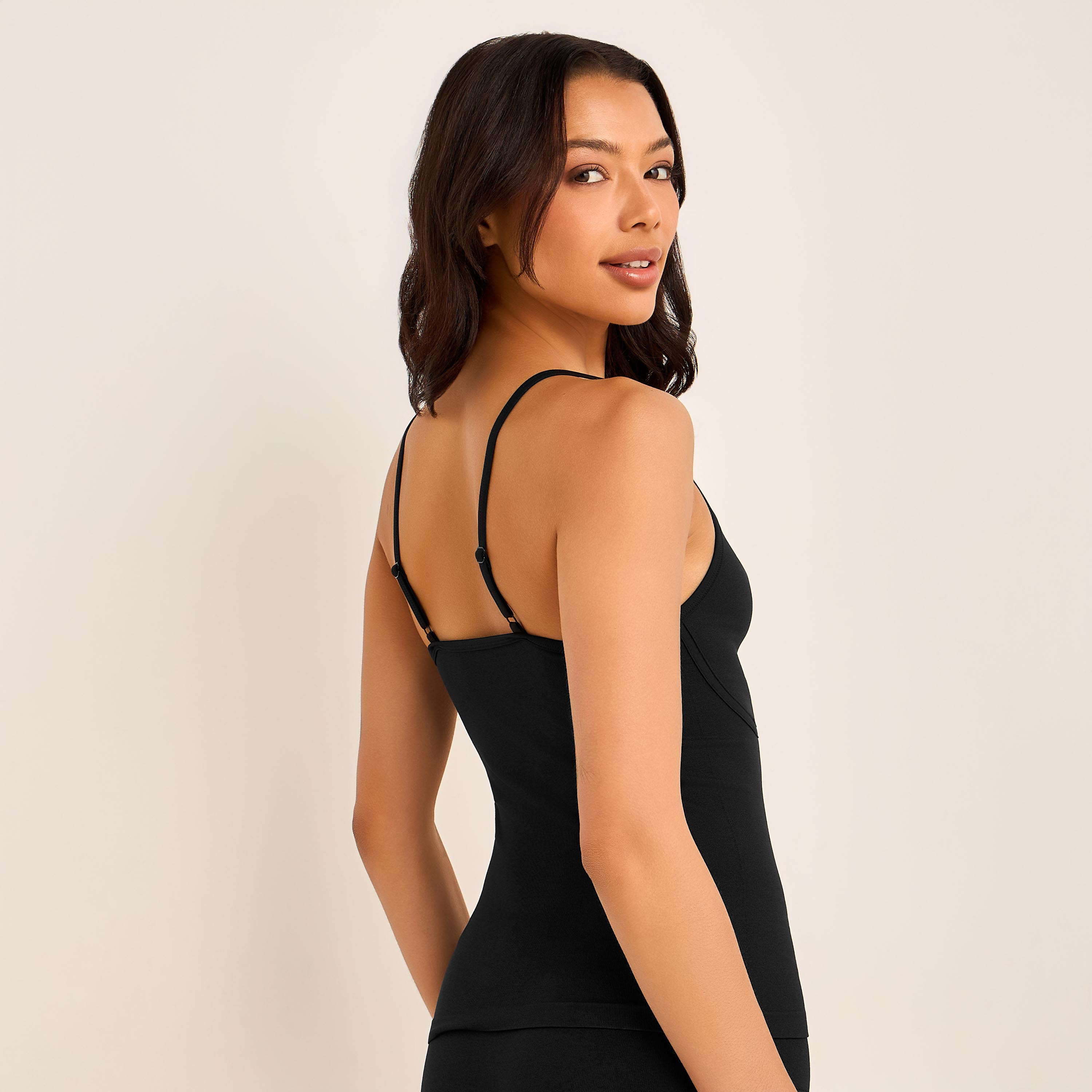 Skins Seamless Shaping Camisole with Lace Trim-women-clothing-lingerie-camisoles-image-2
