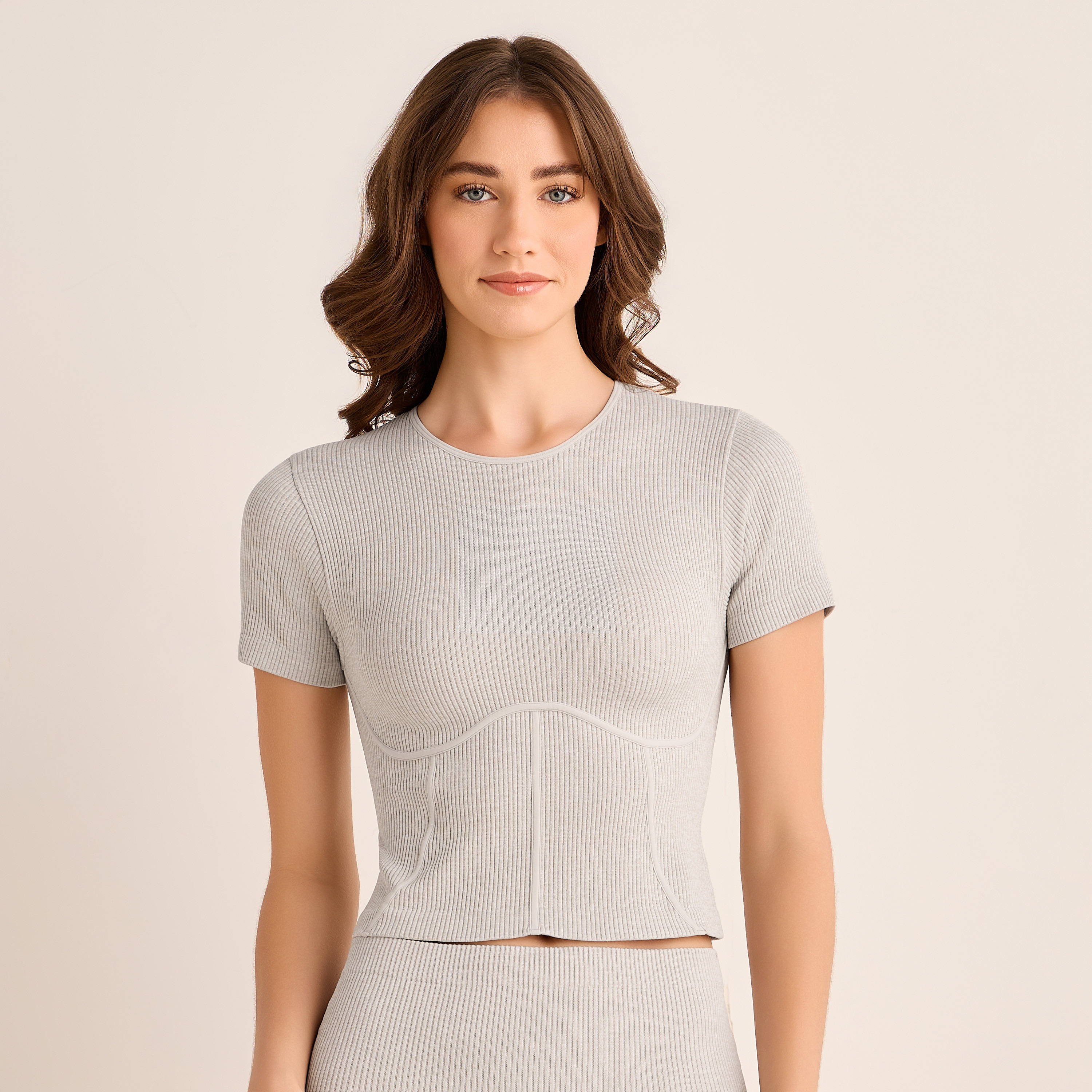 Skins Seamless Ribbed Crop Top-women-clothing-lingerie-camisoles-image-1