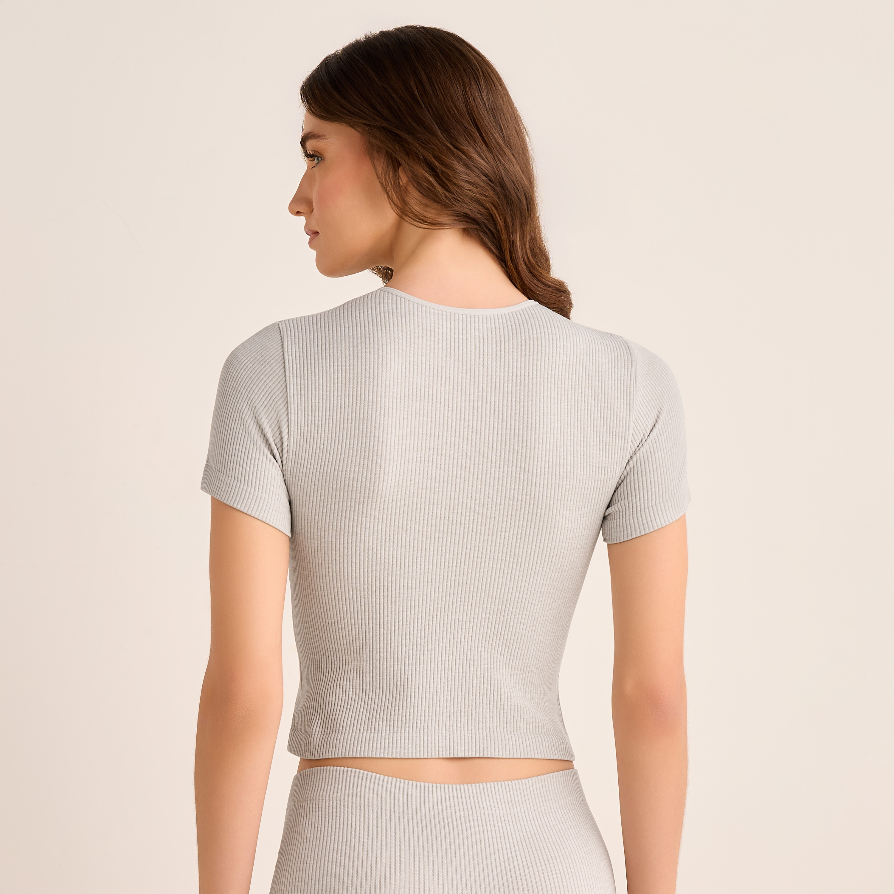 Skins Seamless Ribbed Crop Top-women-clothing-lingerie-camisoles-image-2