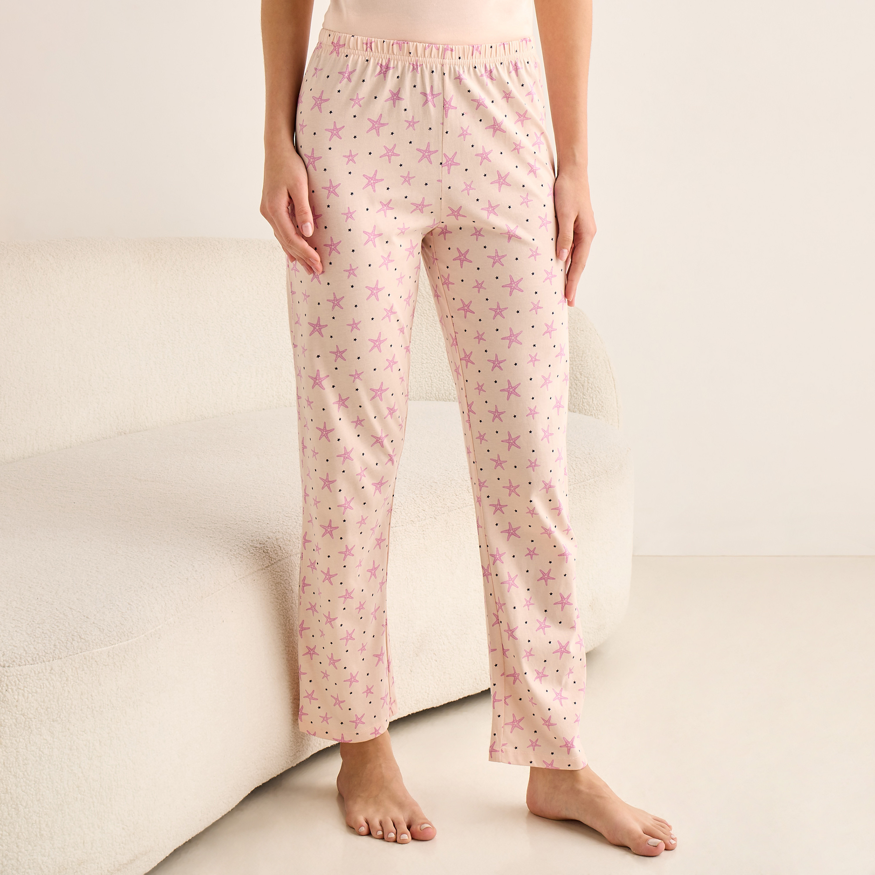 Printed Pyjama Set Cotton-women-clothing-nightwear-pyjamas-longsets-image-3