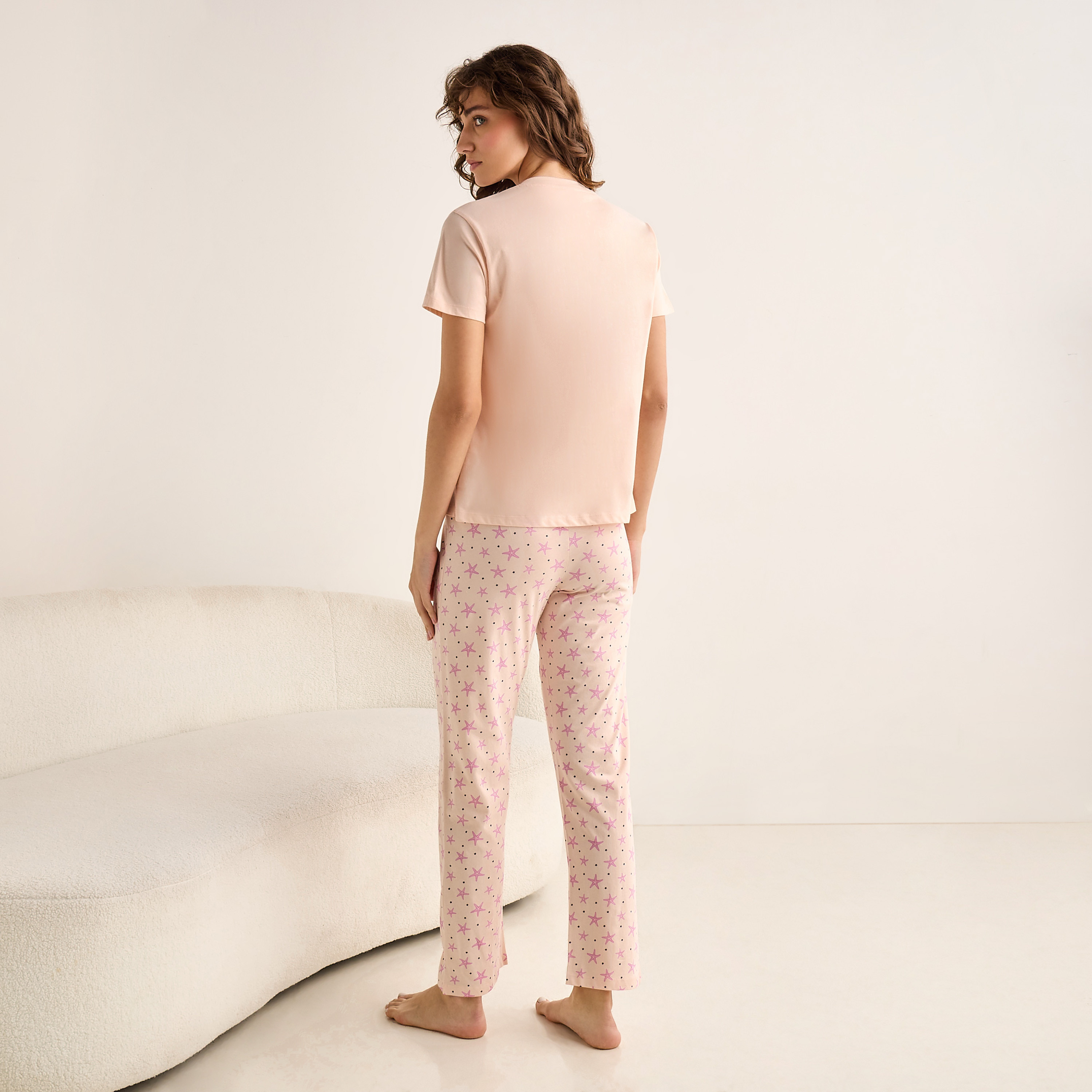 Printed Pyjama Set Cotton-women-clothing-nightwear-pyjamas-longsets-image-4