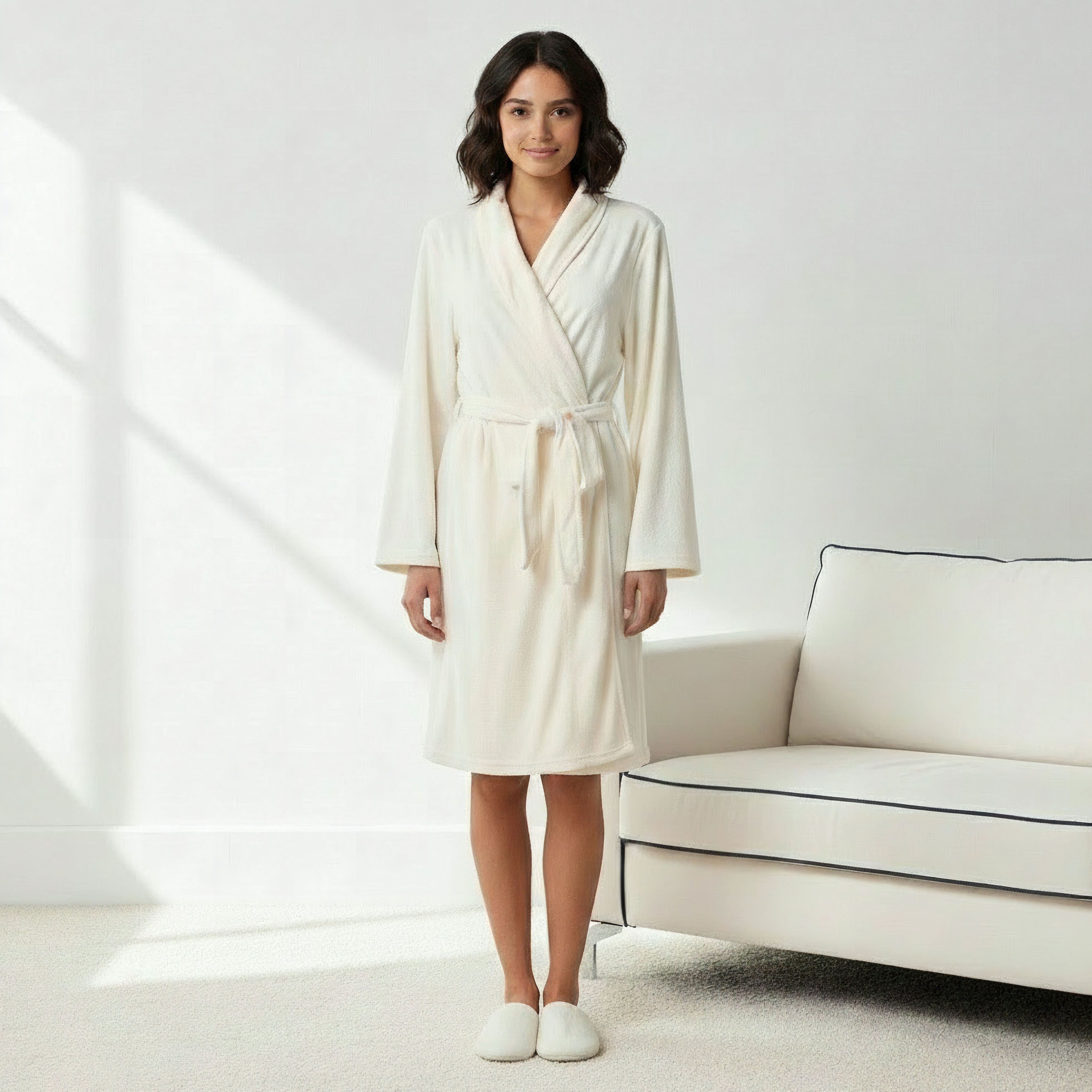Robe with Belt and Slippers-women-clothing-nightwear-robes-image-2
