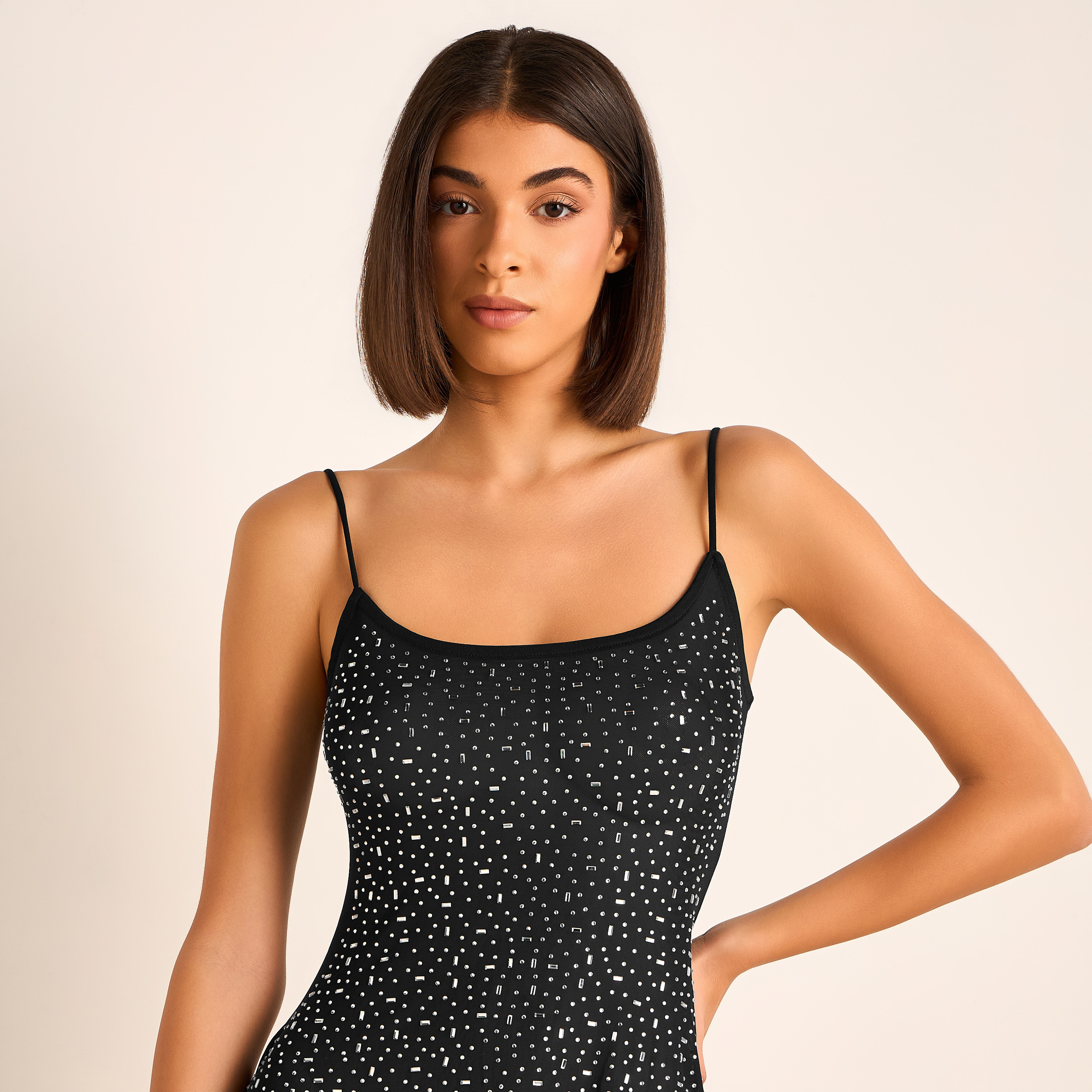 Slip Dress Sleeveless Embellished-women-clothing-nightwear-nighties-image-4