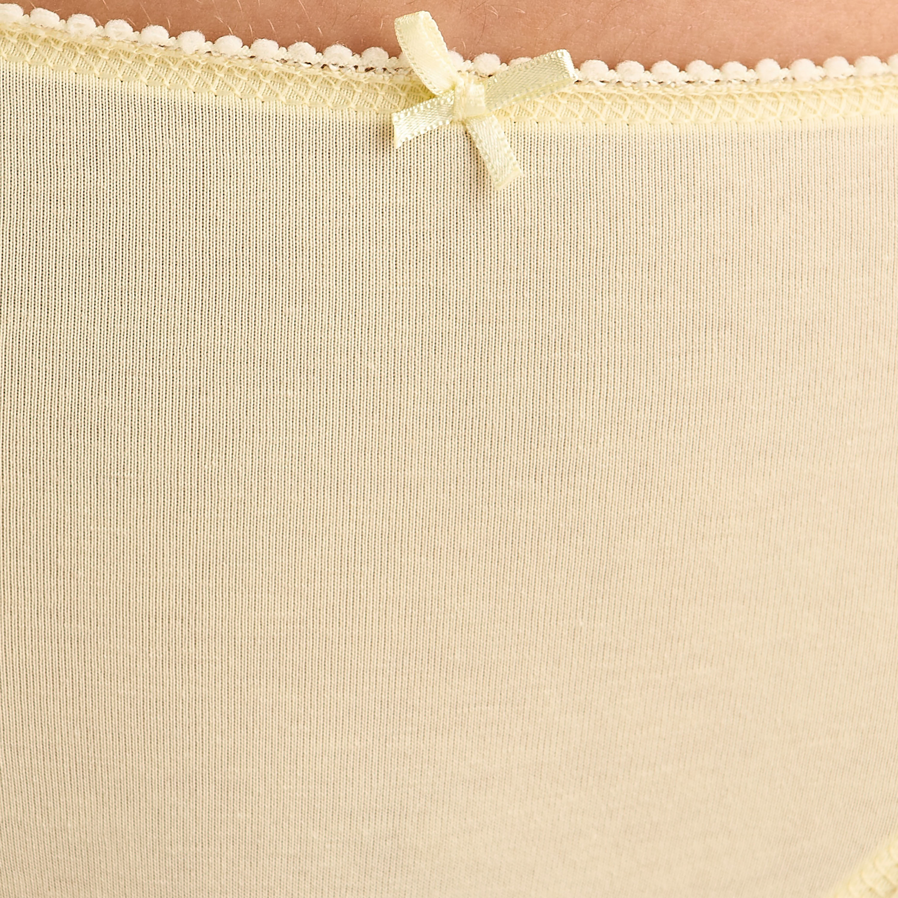 Set of 5 -  Bow Detail Bikini Briefs-women-clothing-lingerie-panties-image-4
