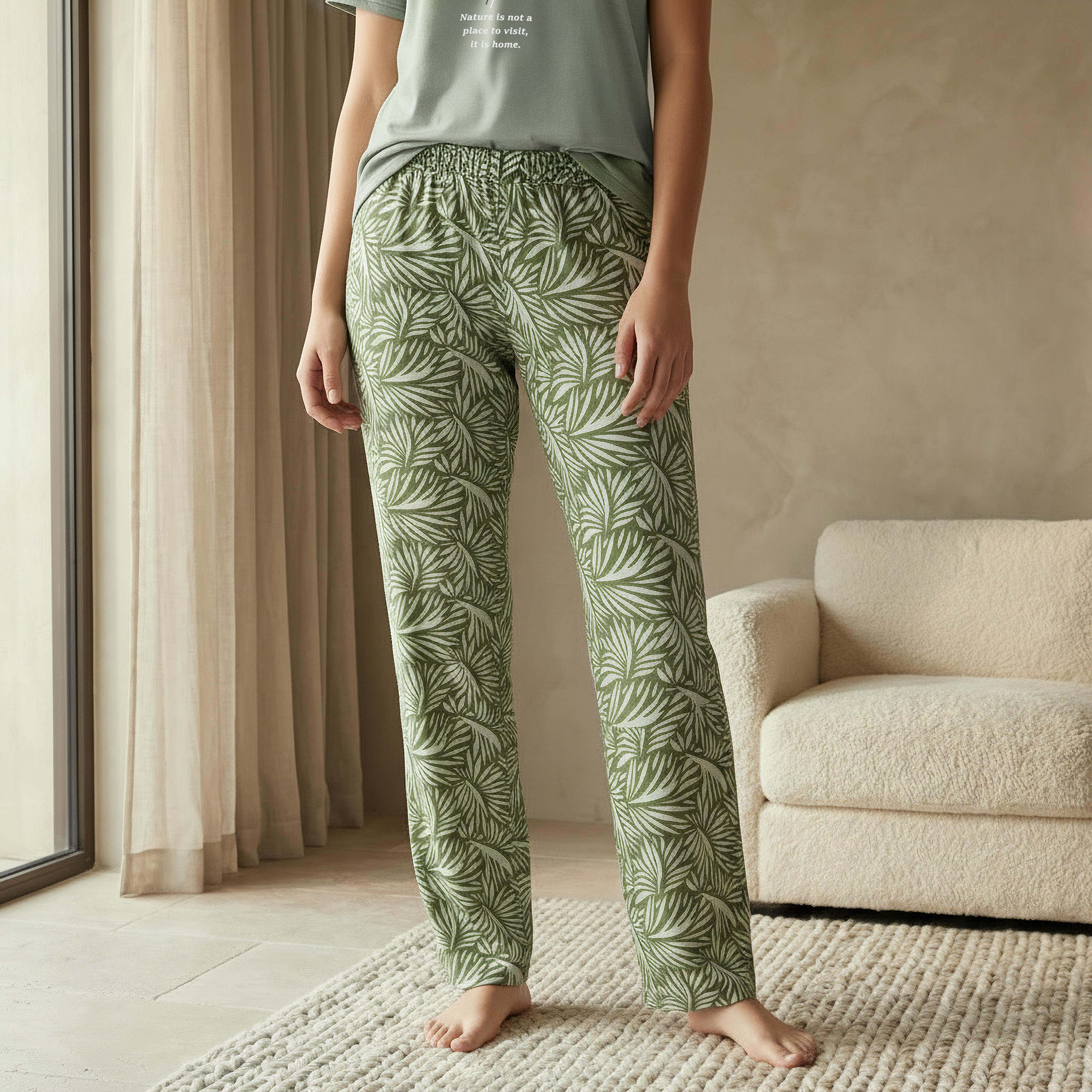 Pyjama Set Top T-shirt & Pyjamas Viscose-women-clothing-nightwear-pyjamas-longsets-image-5