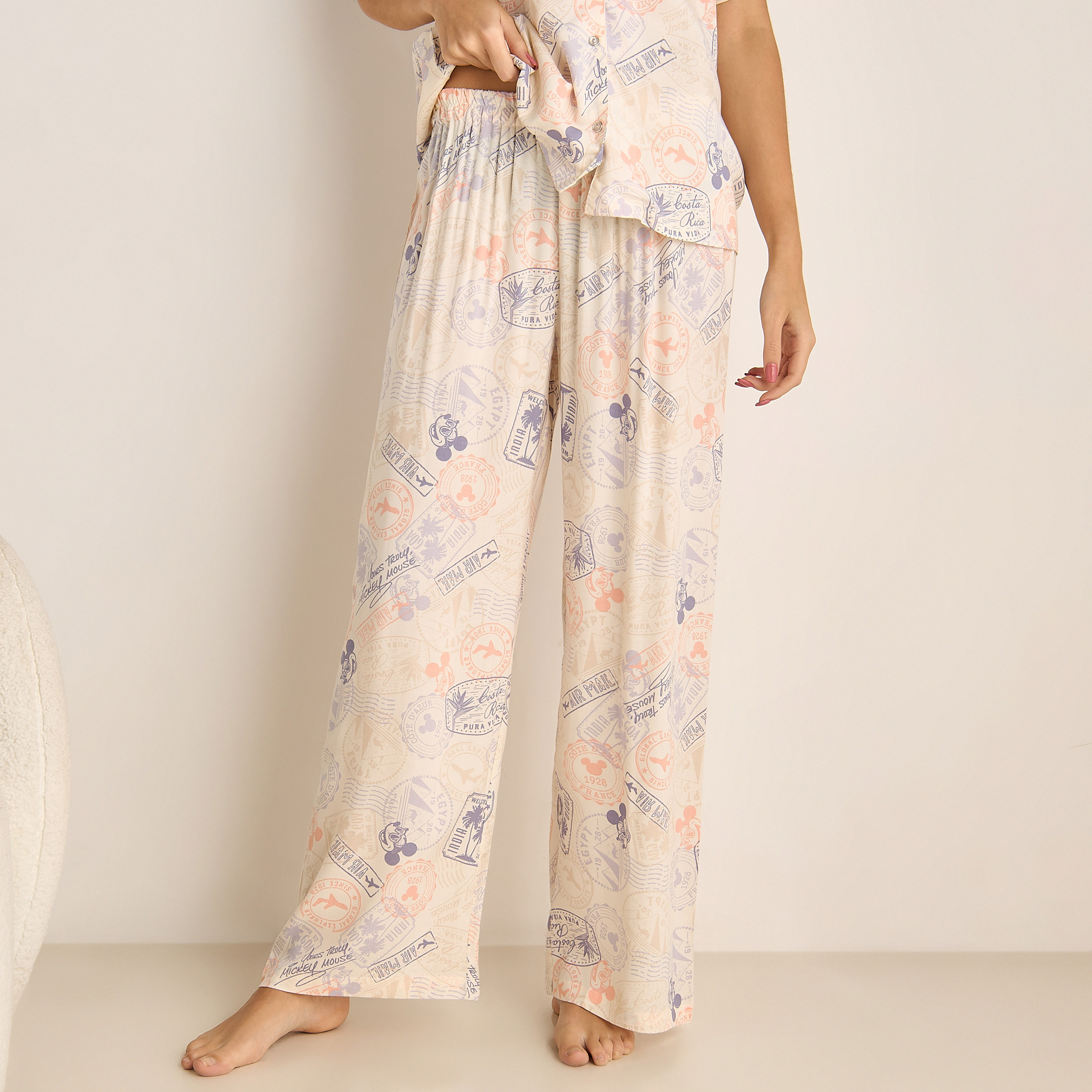 Pyjama Set Shirt and Pants Viscose-women-clothing-nightwear-pyjamas-longsets-image-3