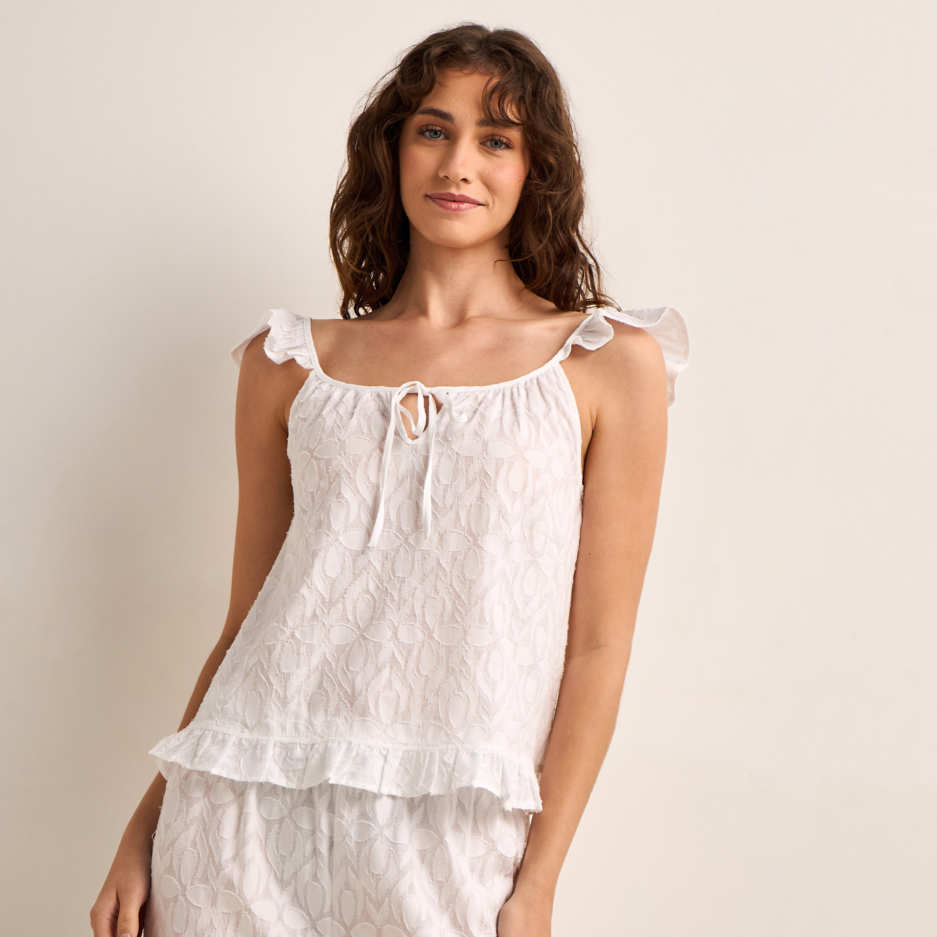 Pyjama Set Top & Trousers Cotton-women-clothing-nightwear-pyjamas-longsets-image-2