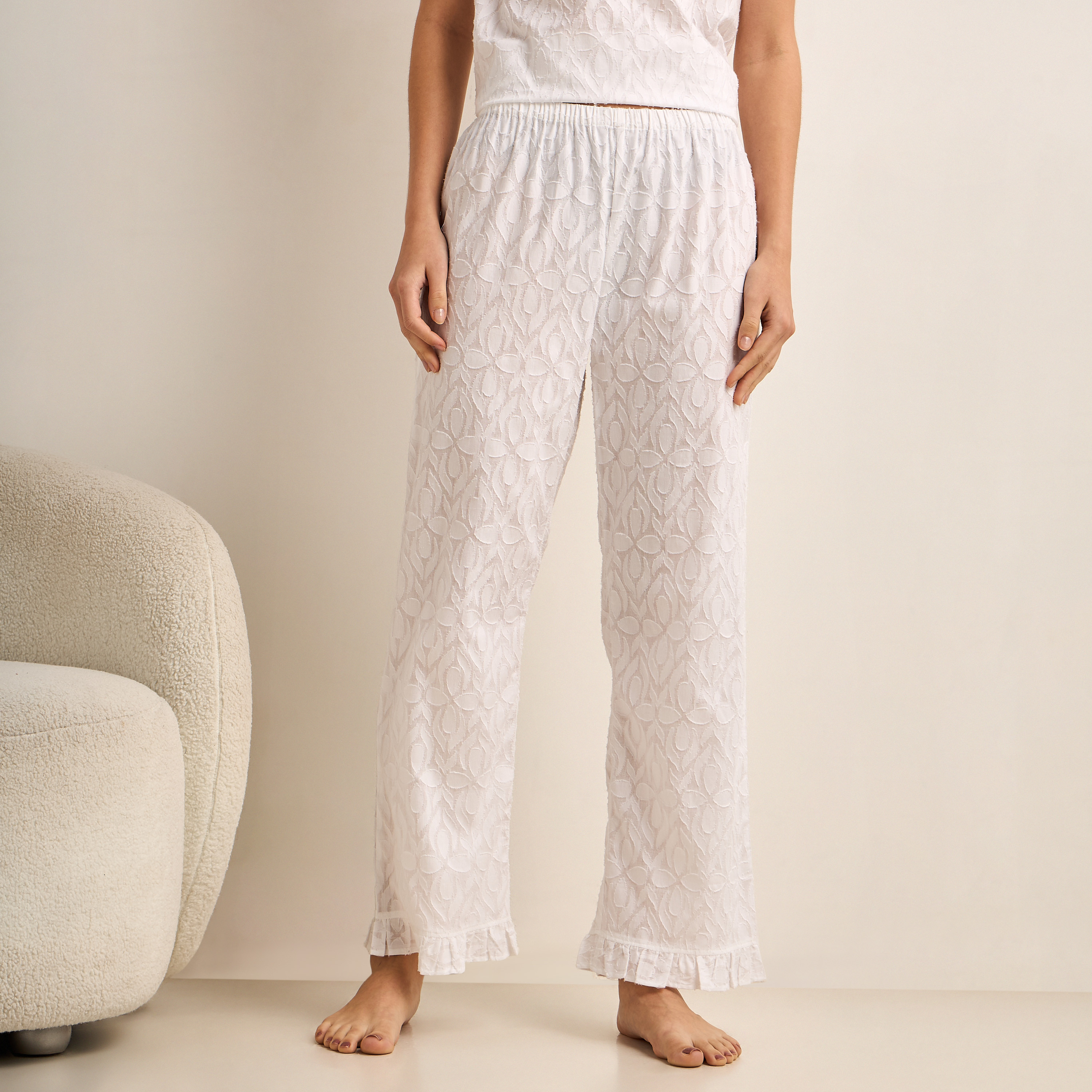 Pyjama Set Top & Trousers Cotton-women-clothing-nightwear-pyjamas-longsets-image-3