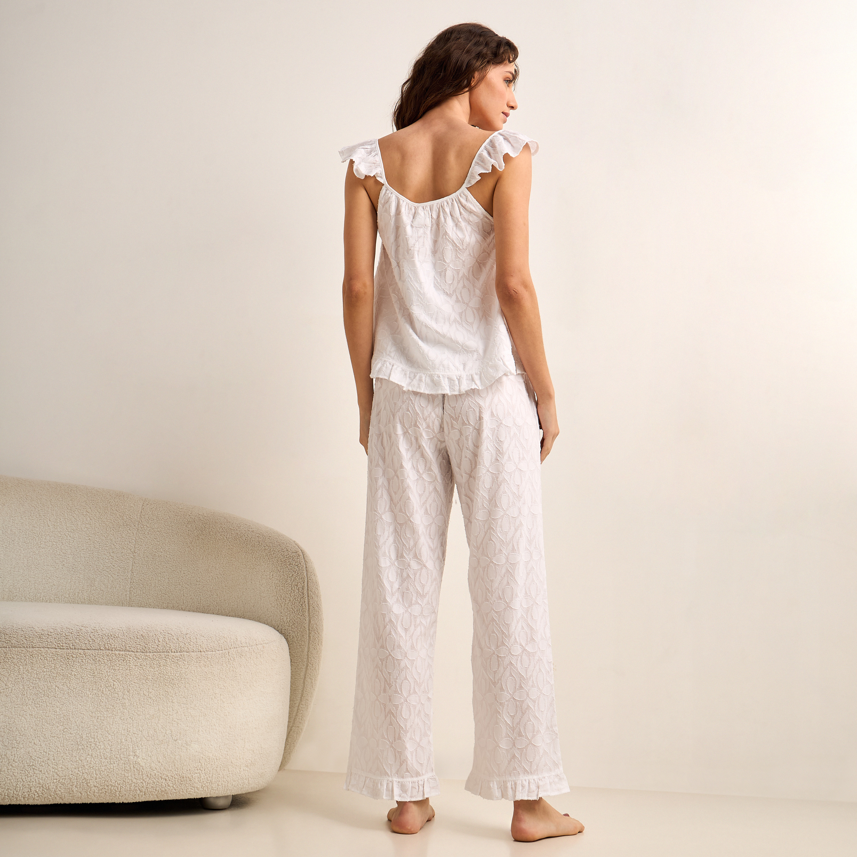 Pyjama Set Top & Trousers Cotton-women-clothing-nightwear-pyjamas-longsets-image-4