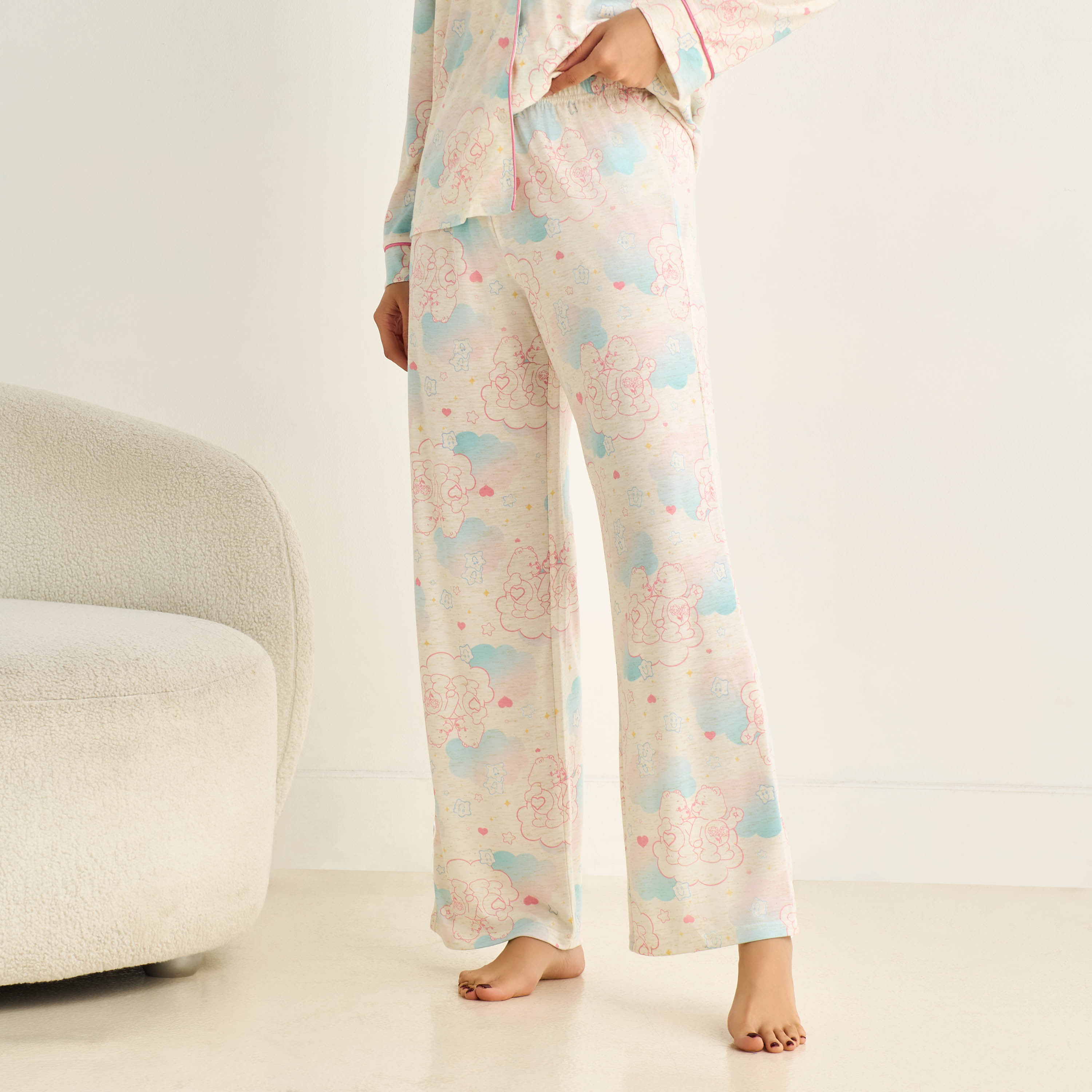 Pyjama Set Button-Down Shirt and Pants-women-clothing-nightwear-pyjamas-longsets-image-3