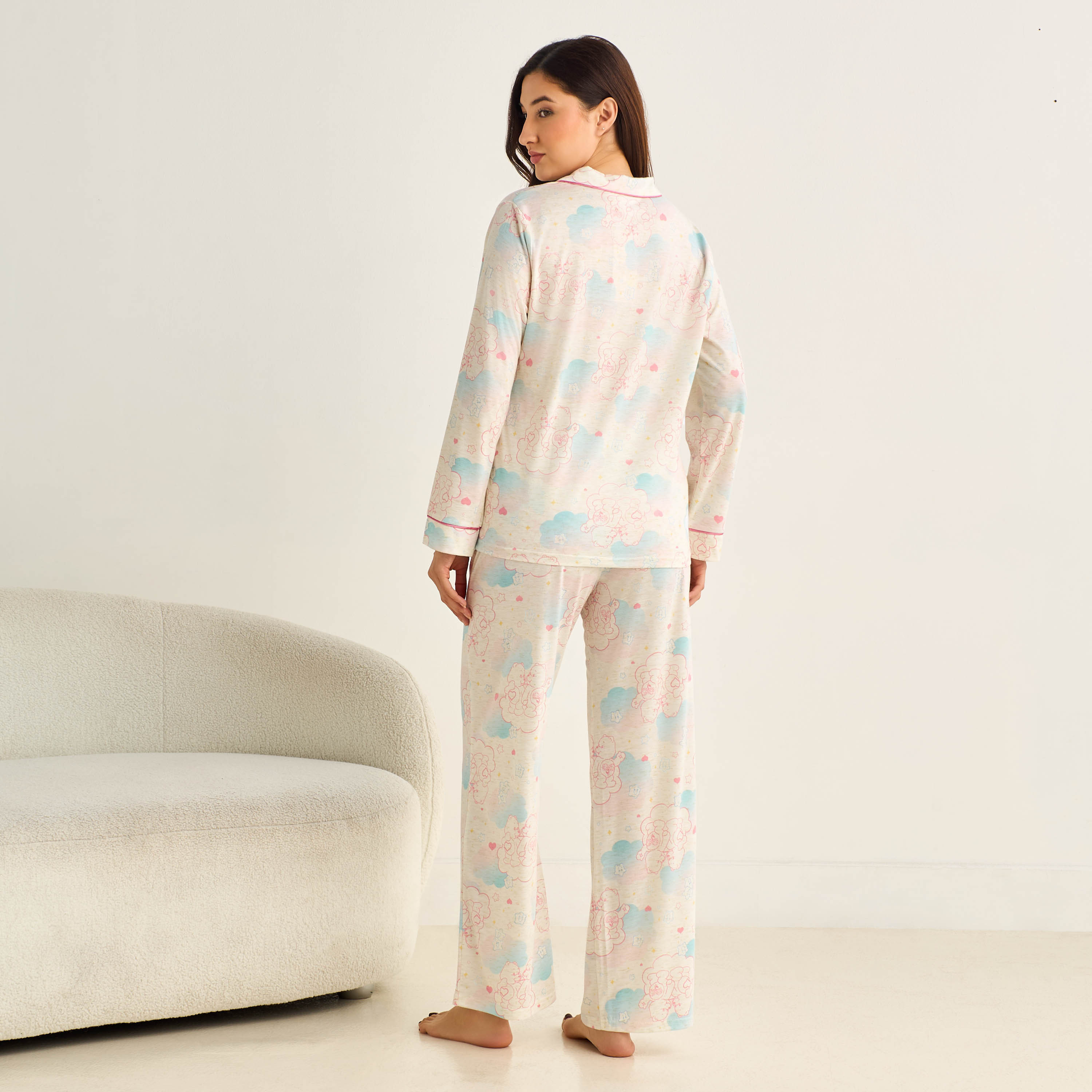 Pyjama Set Button-Down Shirt and Pants-women-clothing-nightwear-pyjamas-longsets-image-4