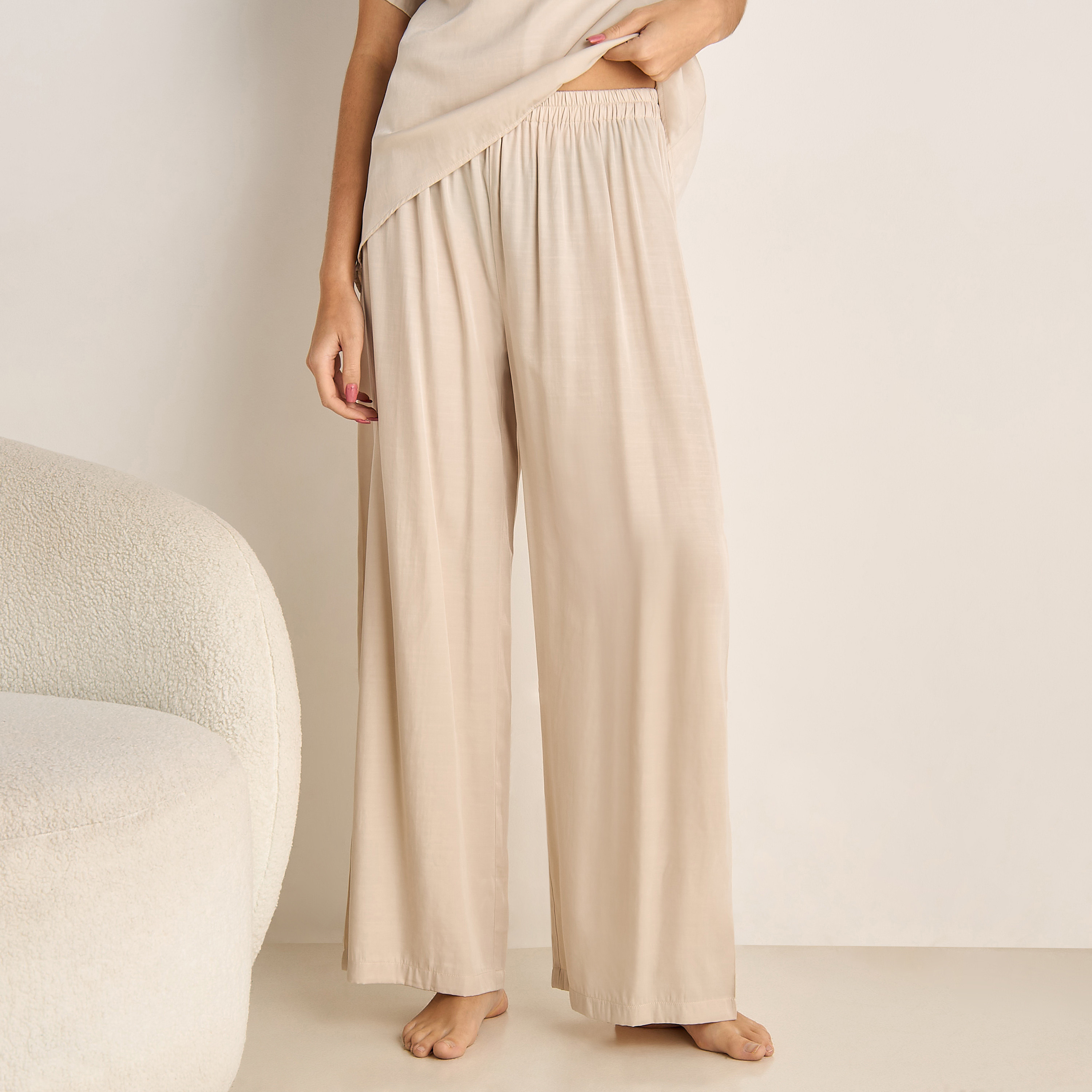 Pyjama Set Top and Pants Satin-women-clothing-nightwear-pyjamas-longsets-image-4