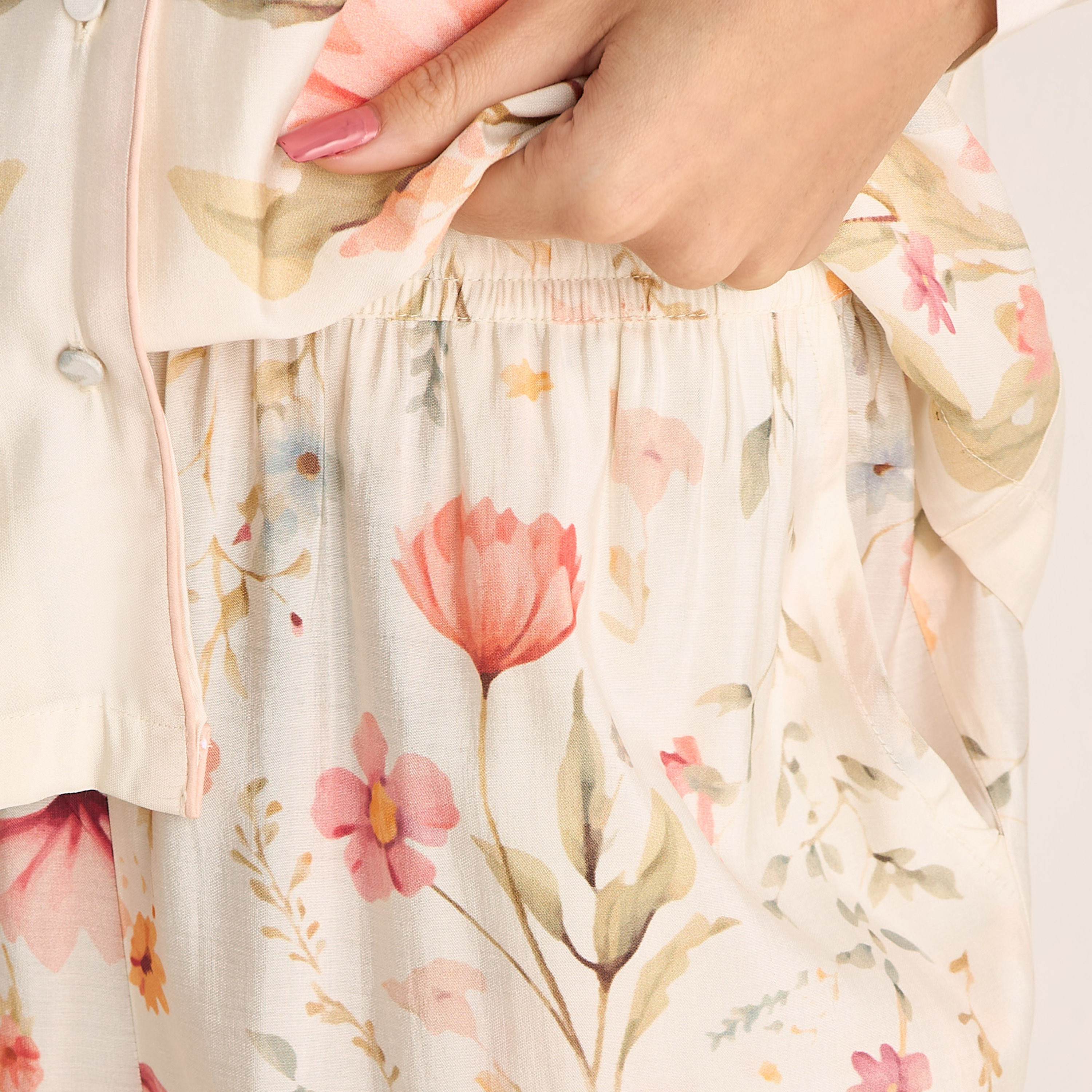 Pyjama Set Button Down Shirt & Trousers-women-clothing-nightwear-pyjamas-longsets-image-6