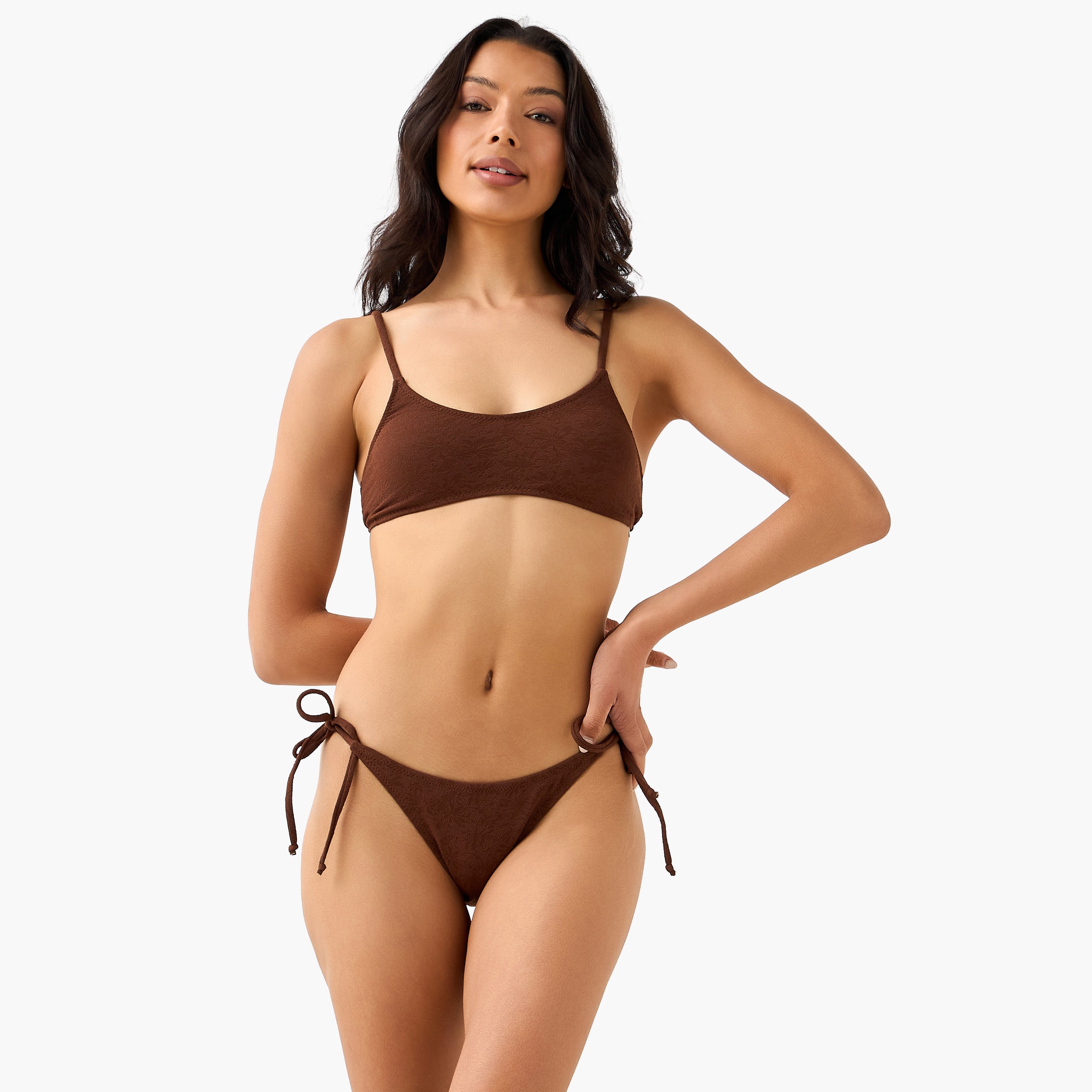 Women Textured Bikini Set-women-clothing-swimandbeach-bikinis-image-2