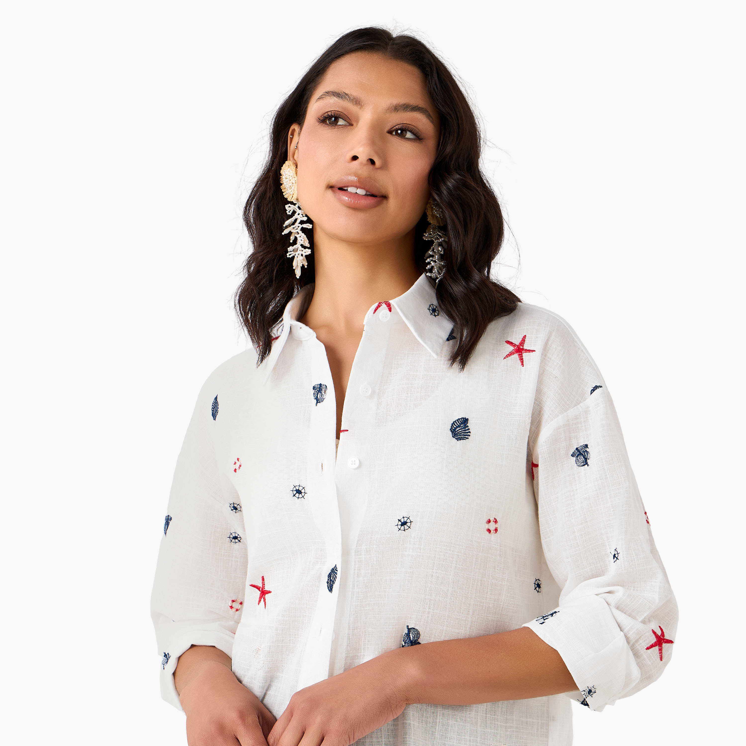 Women Shirt with Embroidery-women-clothing-shirtsandblouses-shirts-image-5