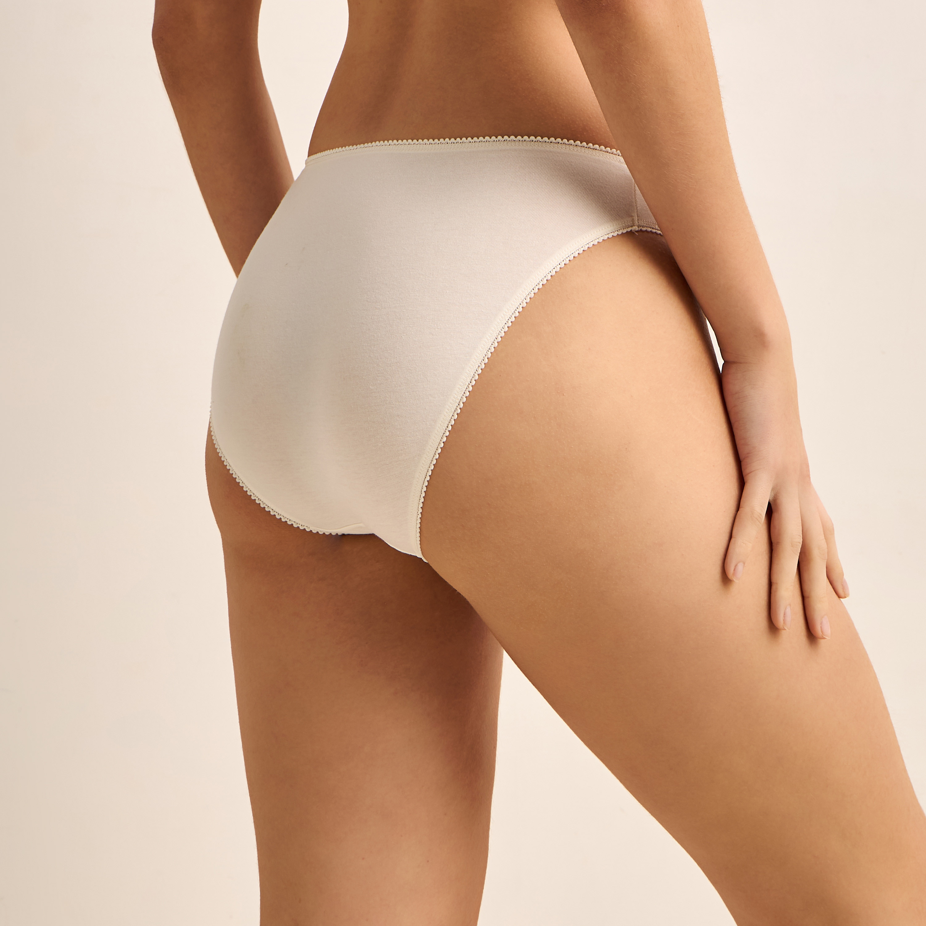 Set of 5 - Bikini Briefs Mid Waist with Bow Detail-women-clothing-lingerie-panties-image-7