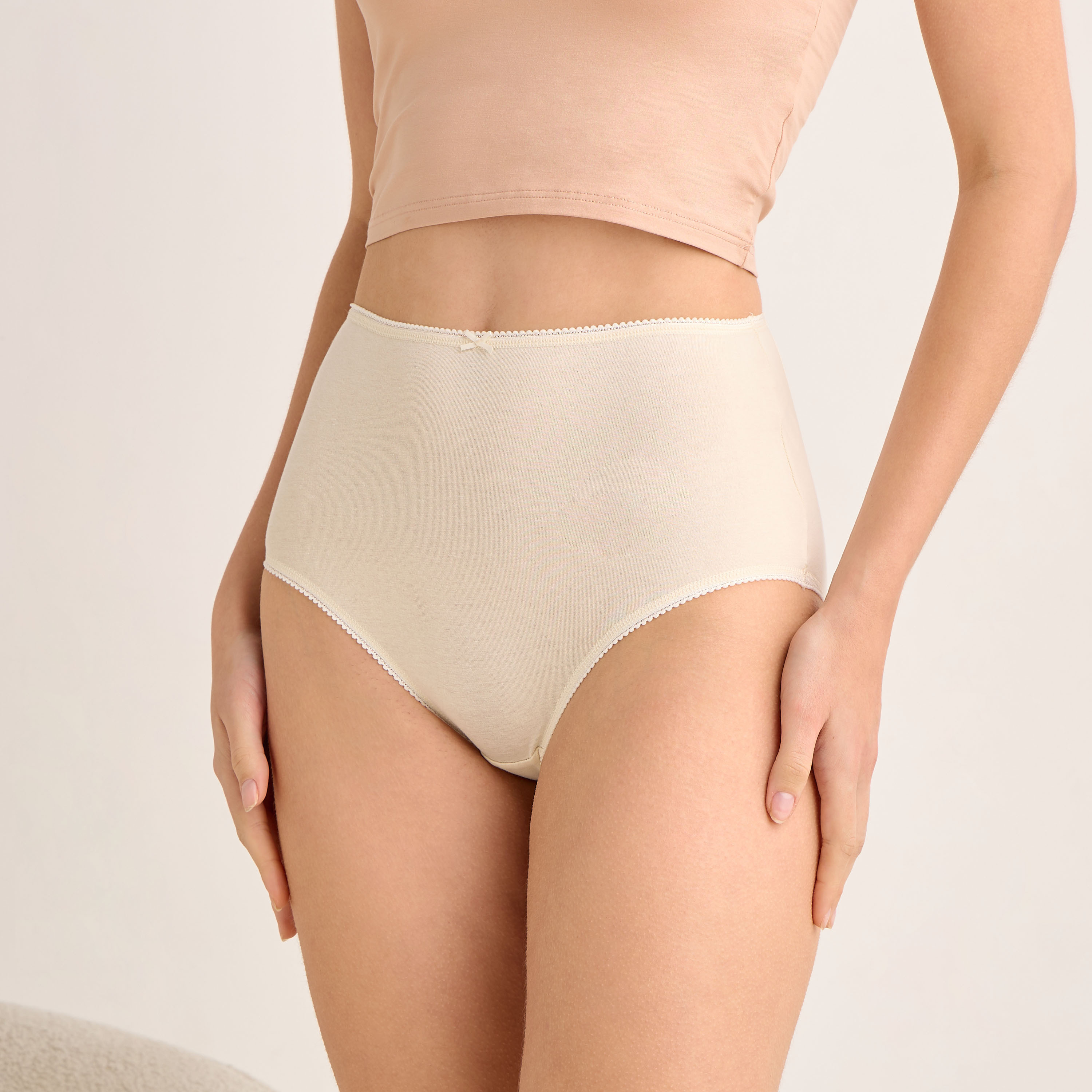 Set of 5 - Full Briefs High Waist-women-clothing-lingerie-panties-image-8