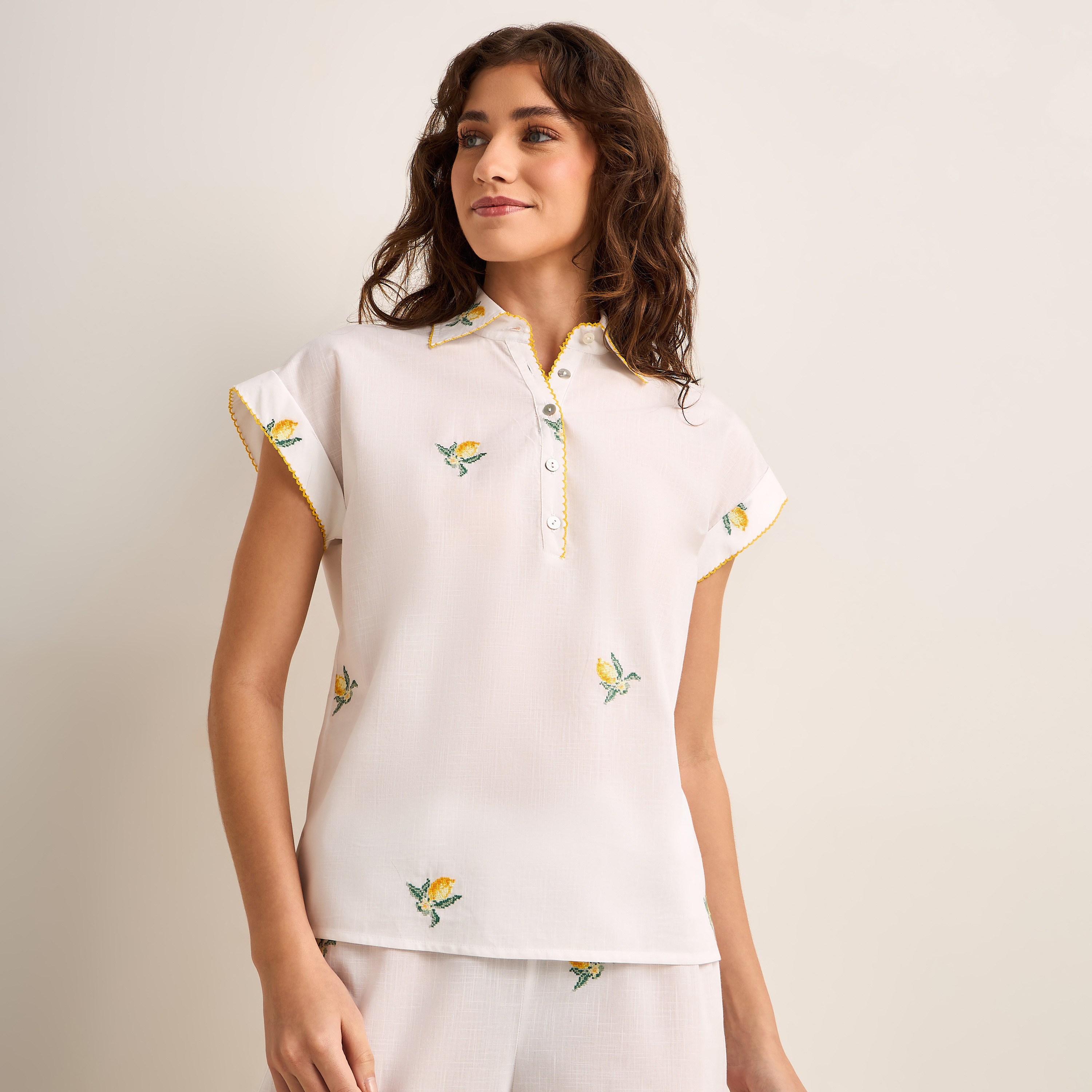 Pyjama Set Top & Trousers-women-clothing-nightwear-pyjamas-longsets-image-3