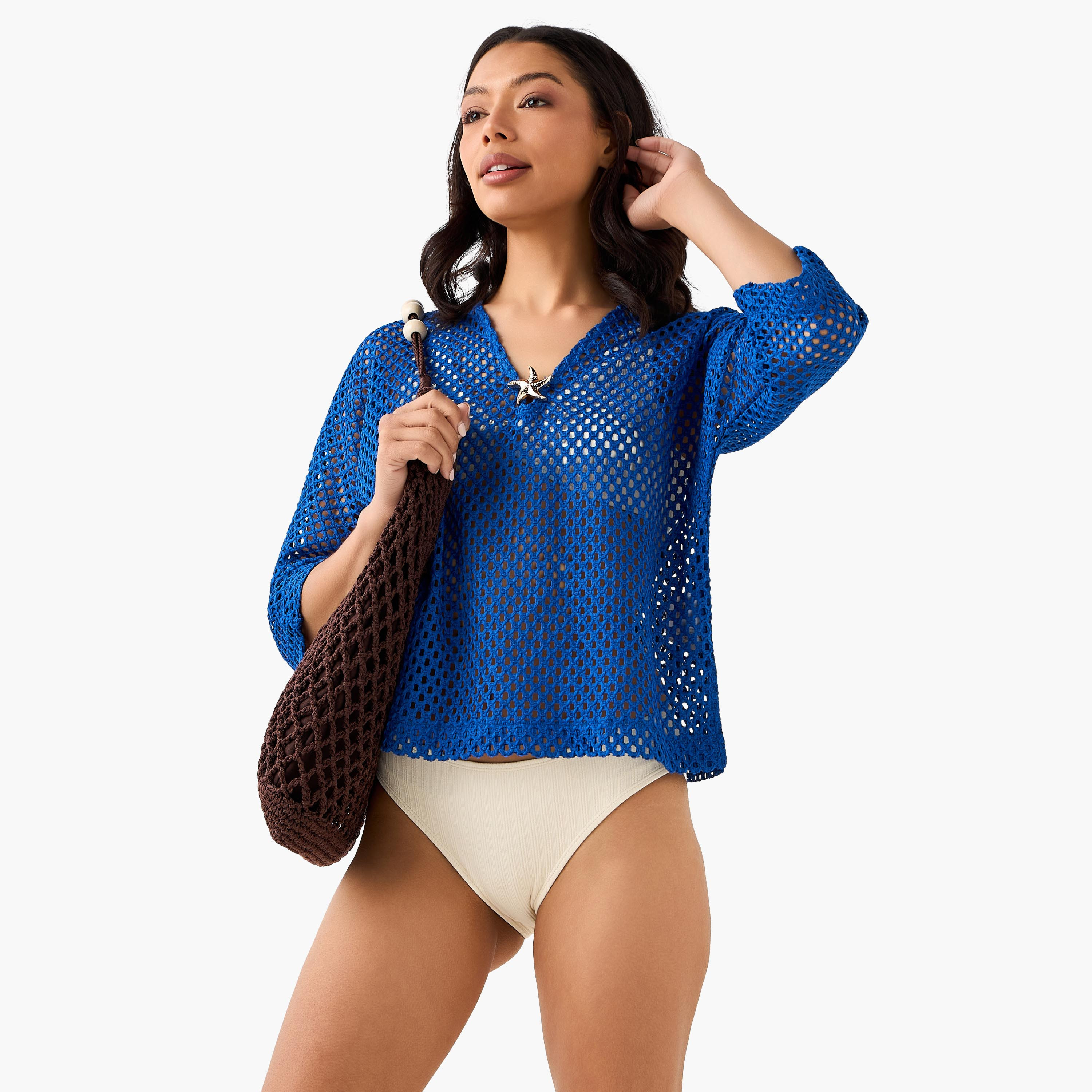Women Mesh Cover-Up Top-women-clothing-swimandbeach-coverups-image-2