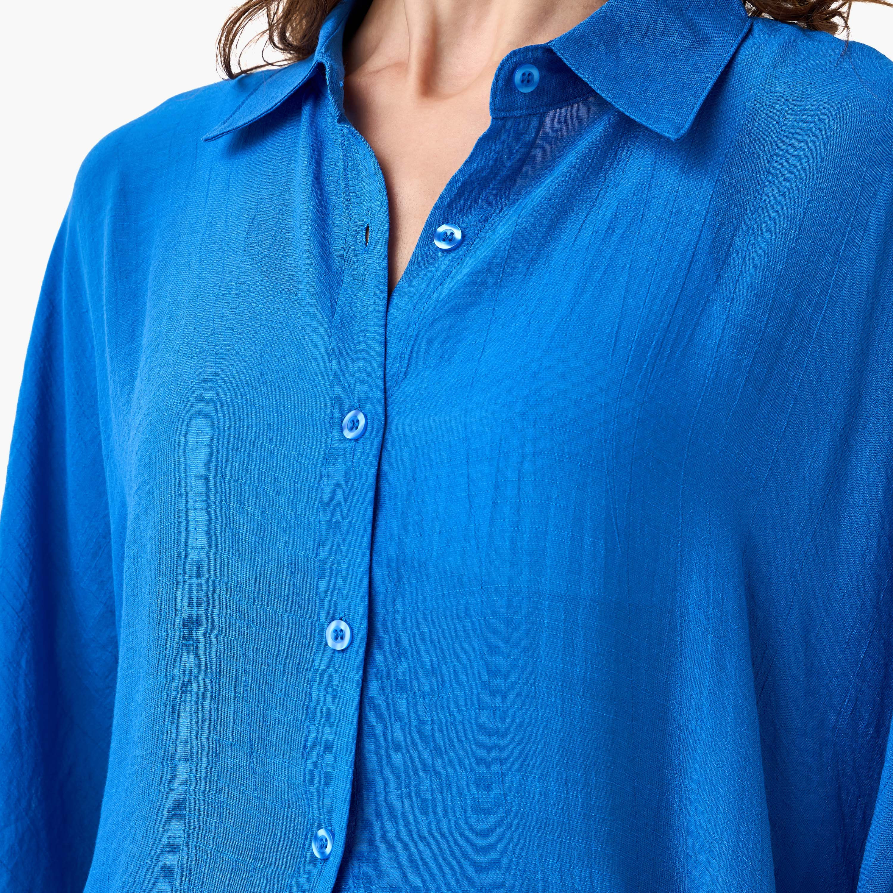 Women Asymmetric Shirt and Shorts Set-women-clothing-swimandbeach-beachwear-image-6