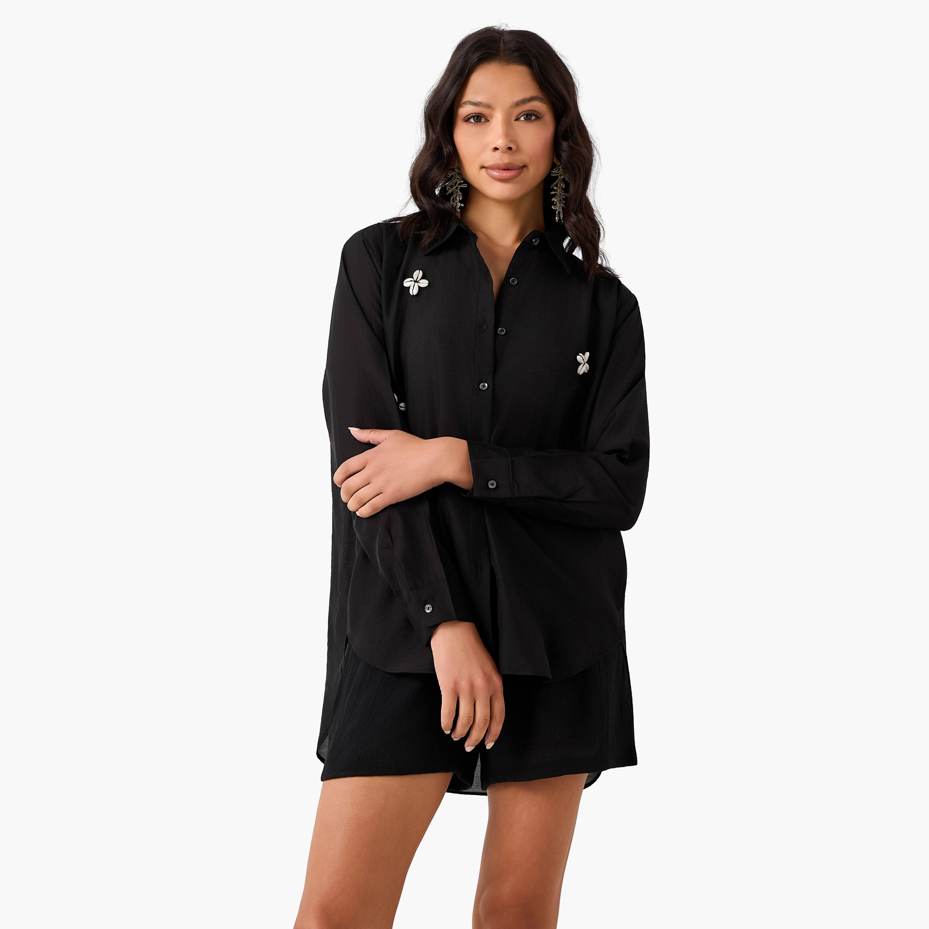 Women Shirt with Embellishment-women-clothing-shirtsandblouses-shirts-image-2
