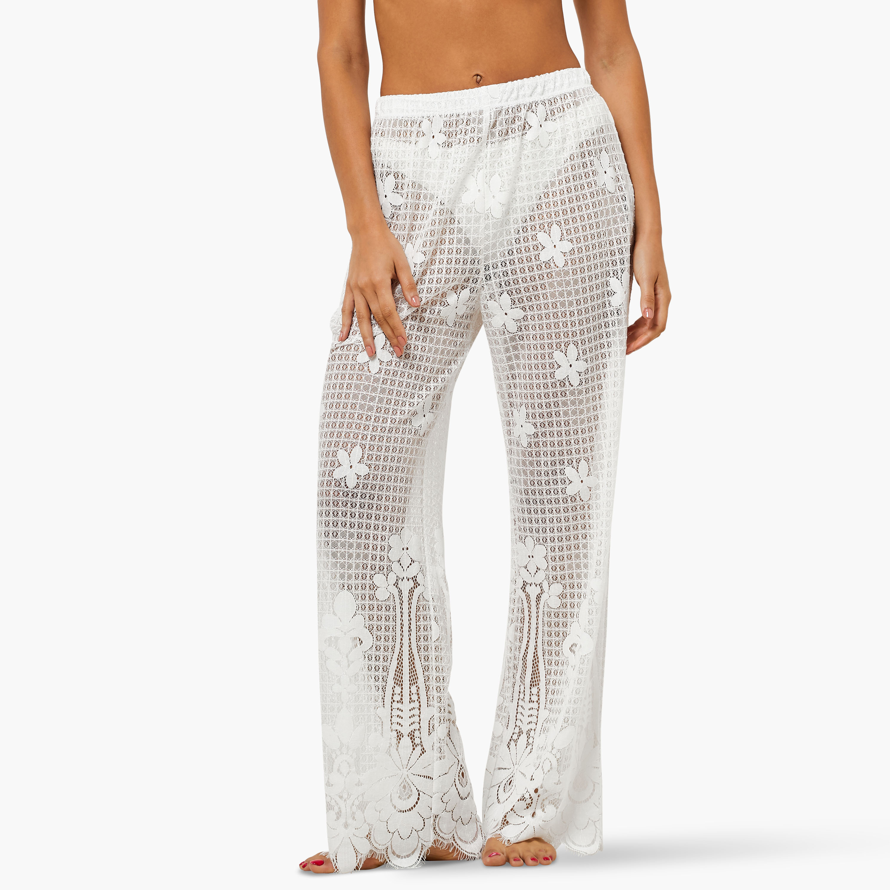 Women Lace Cover-Up Pants-women-clothing-bottoms-trousers-image-3