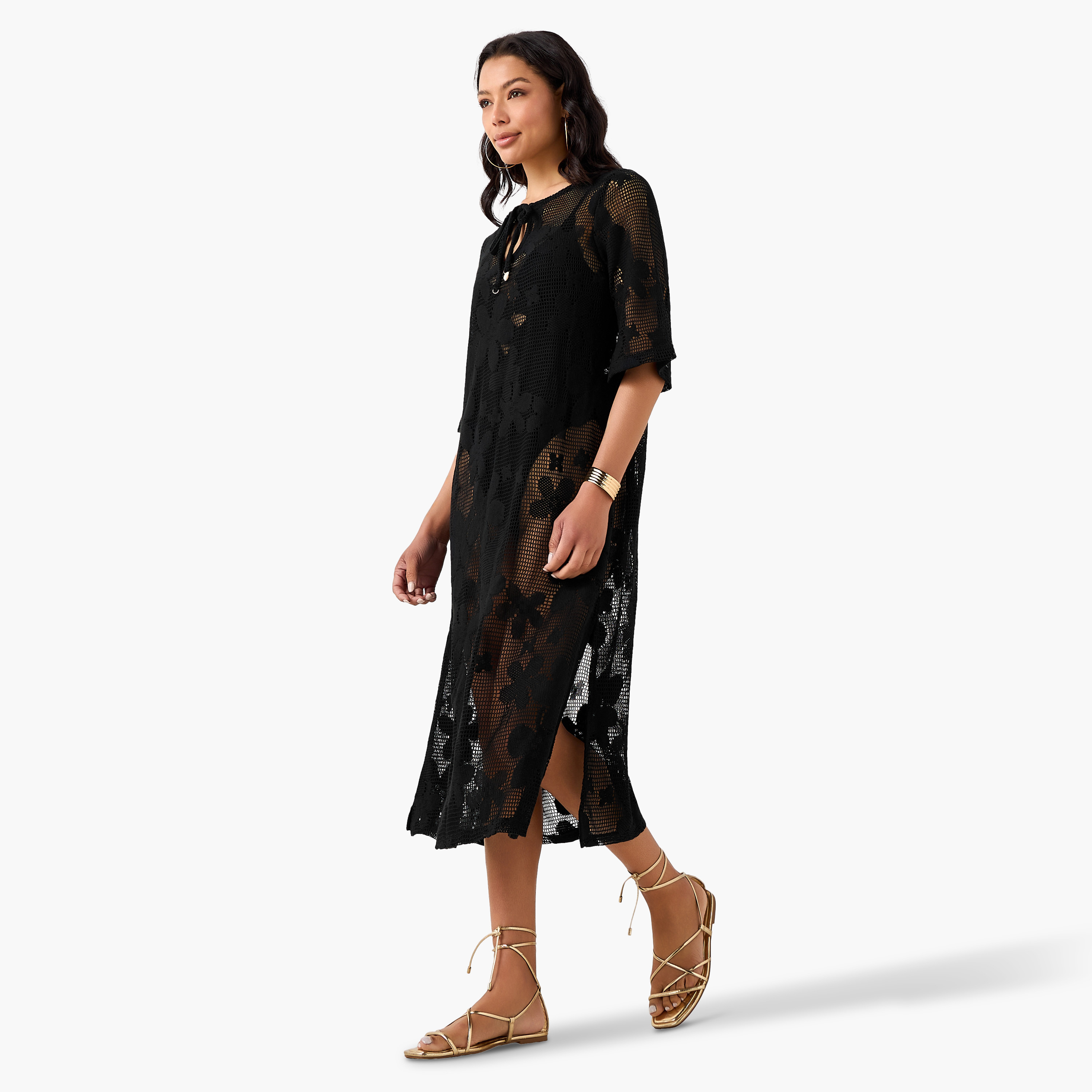 Women Floral Mesh Cover-Up Dress-women-clothing-swimandbeach-coverups-image-3
