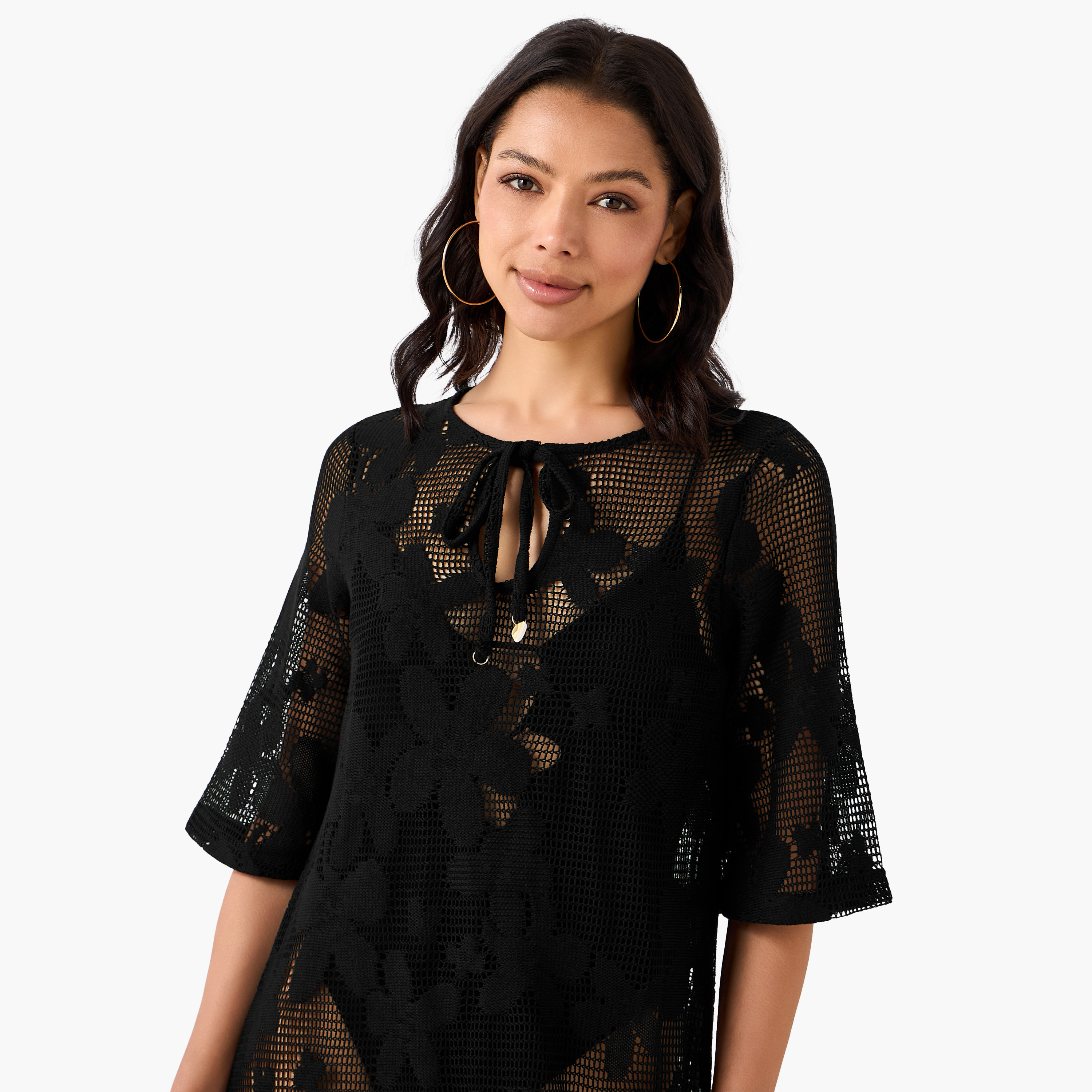 Women Floral Mesh Cover-Up Dress-women-clothing-swimandbeach-coverups-image-6