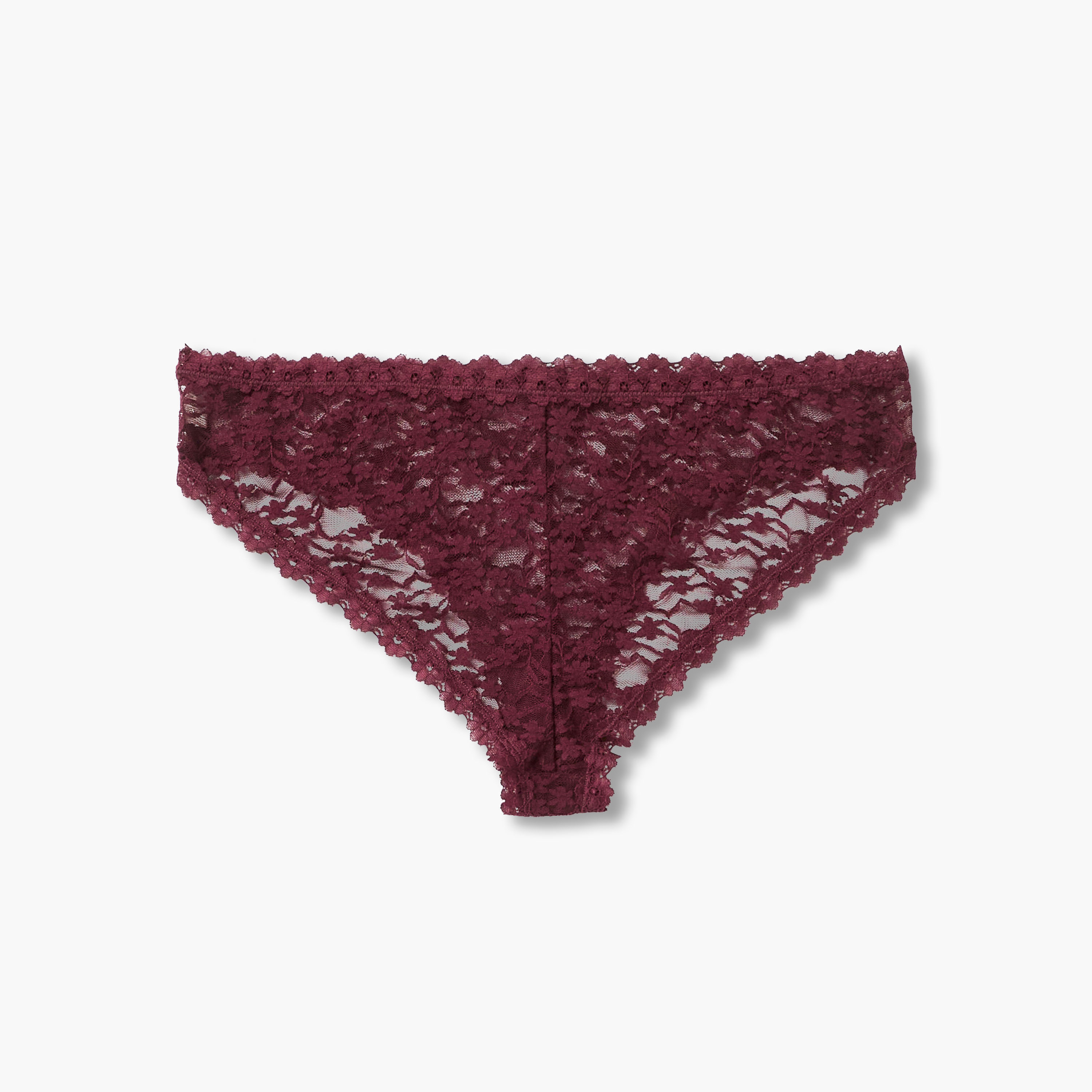 Briefs Bikini Mid Waist Floral Lace-women-clothing-lingerie-panties-image-2