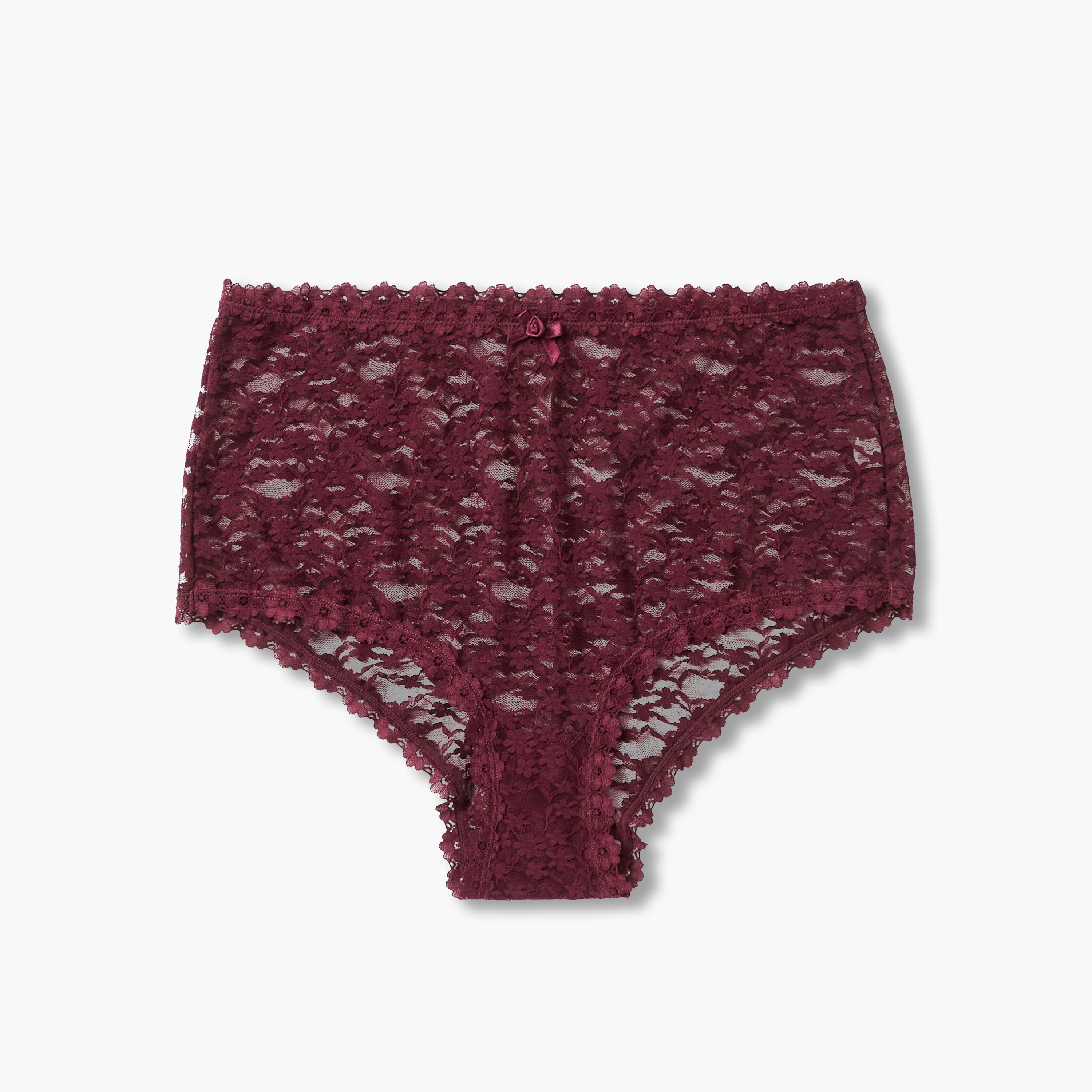 Briefs Boyshorts Mid Waist Floral Lace-women-clothing-lingerie-panties-image-1