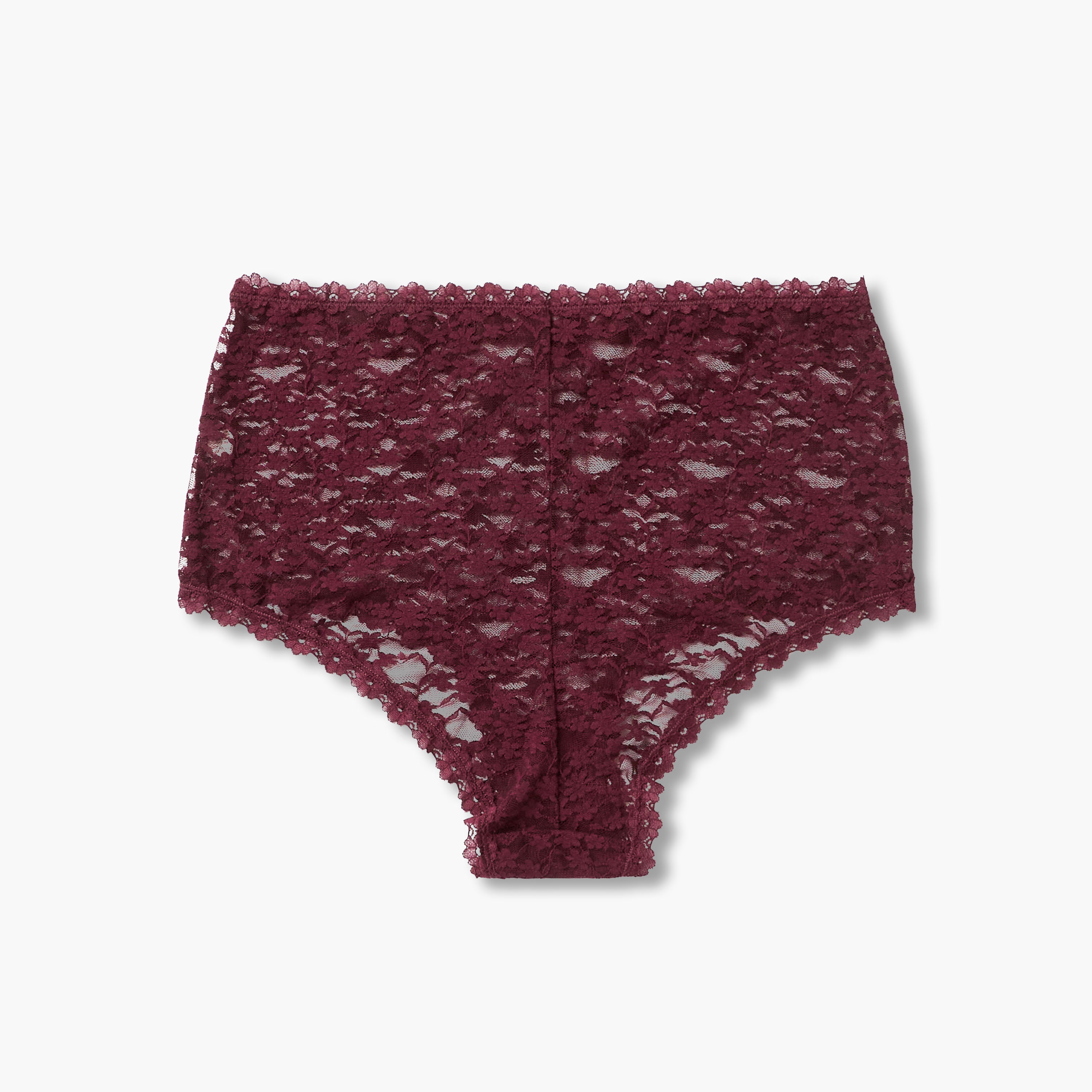 Briefs Boyshorts Mid Waist Floral Lace-women-clothing-lingerie-panties-image-2