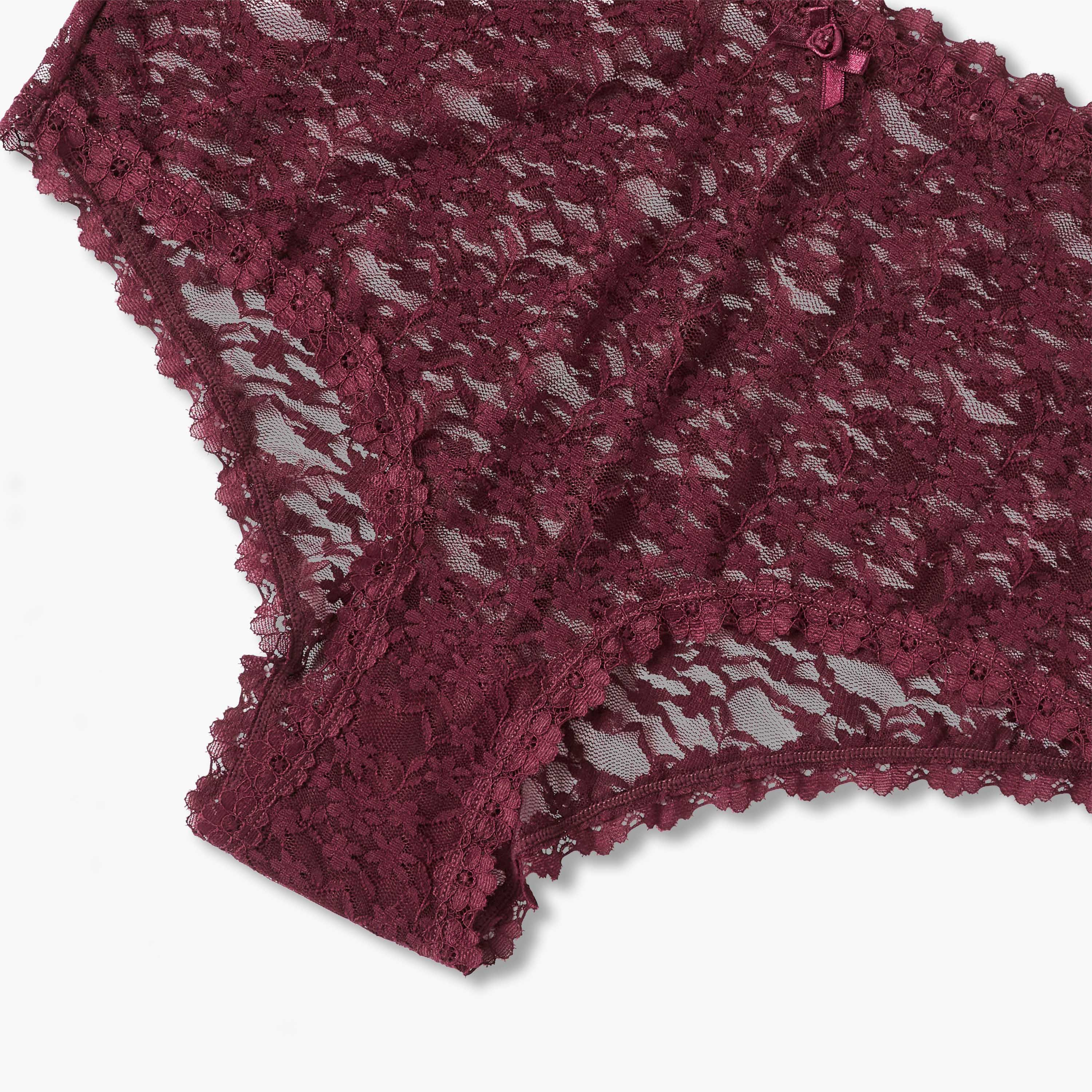 Briefs Boyshorts Mid Waist Floral Lace-women-clothing-lingerie-panties-image-4