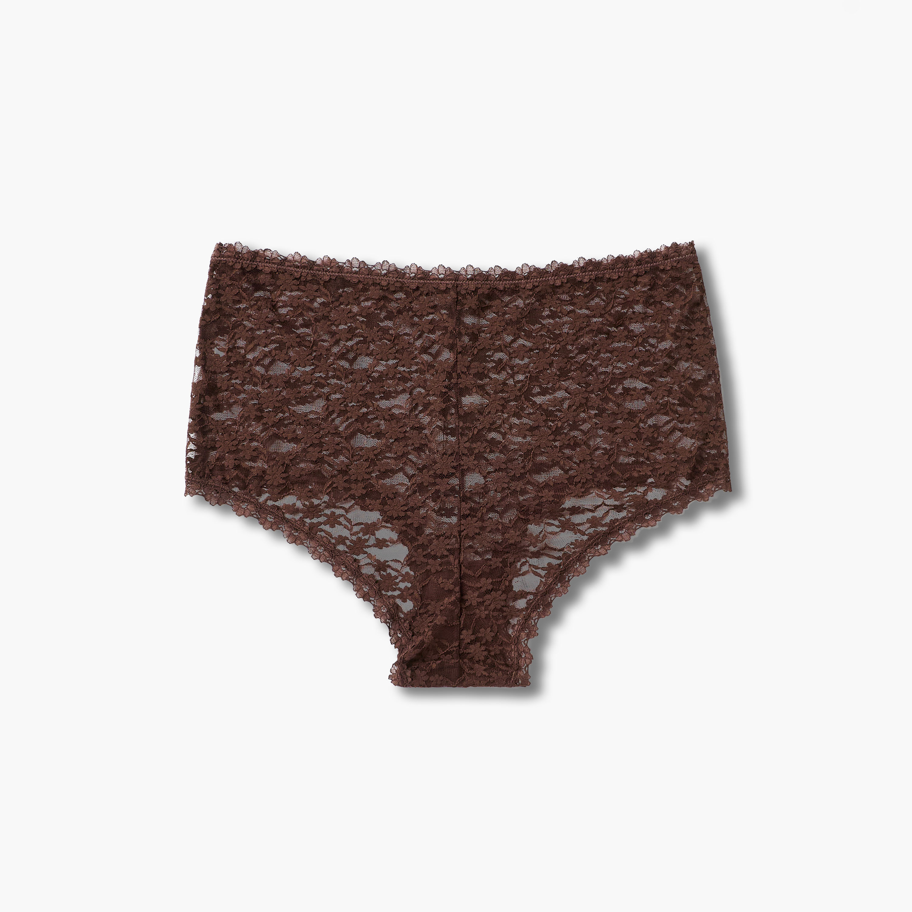 Briefs Boyshorts Mid Waist Floral Lace-women-clothing-lingerie-panties-image-2