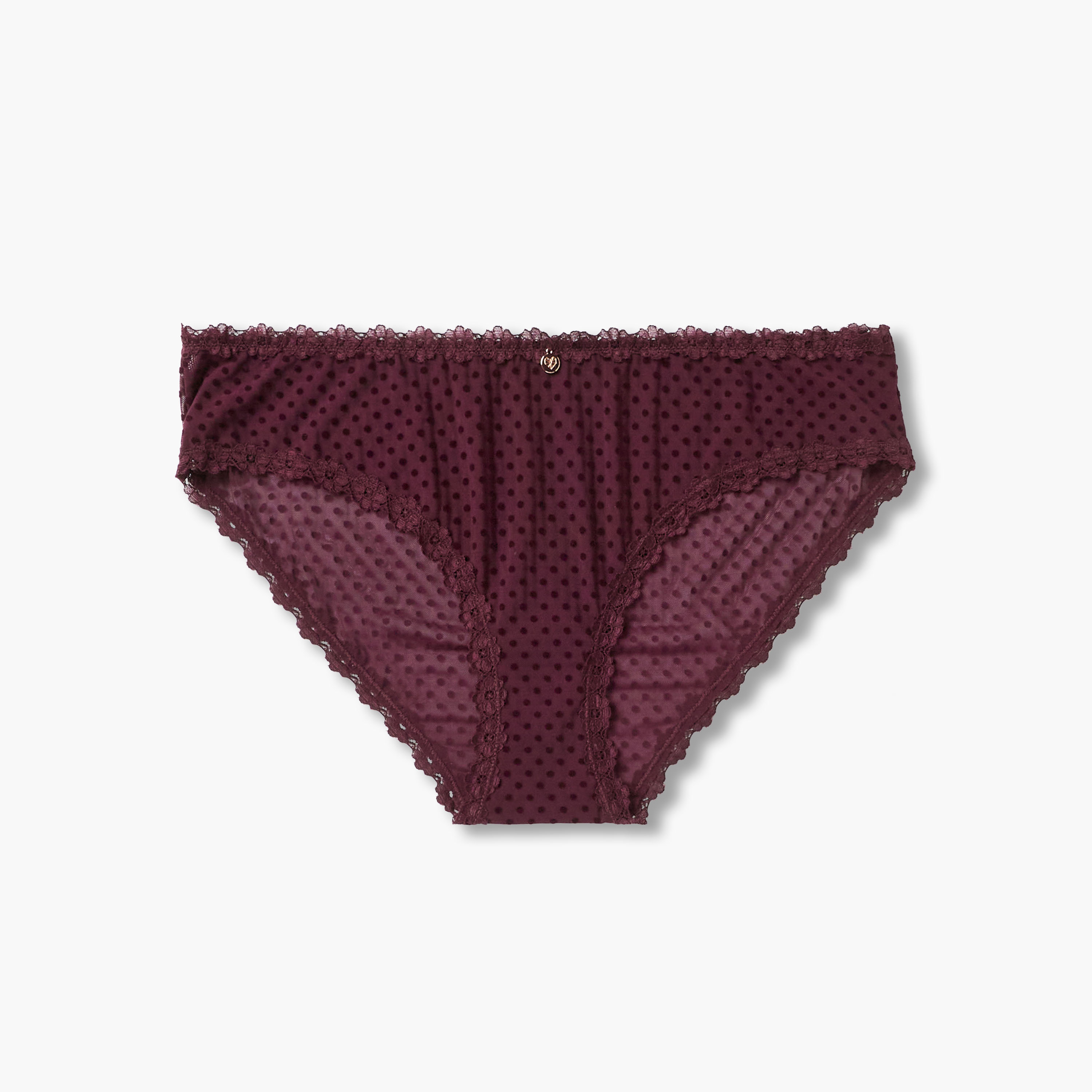 Bikini Briefs Mid Rise Polka Dot Print-women-clothing-lingerie-panties-image-1