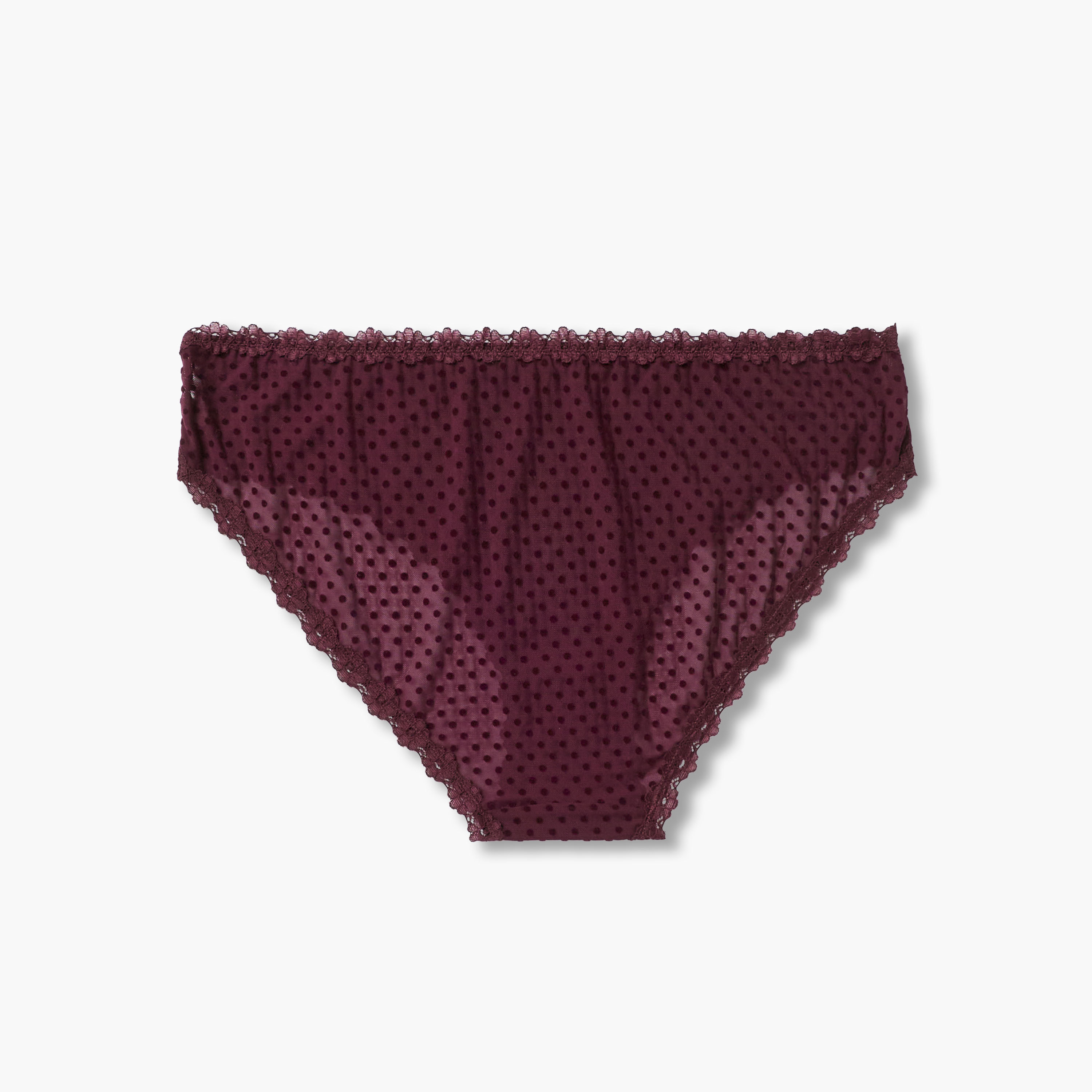 Bikini Briefs Mid Rise Polka Dot Print-women-clothing-lingerie-panties-image-2