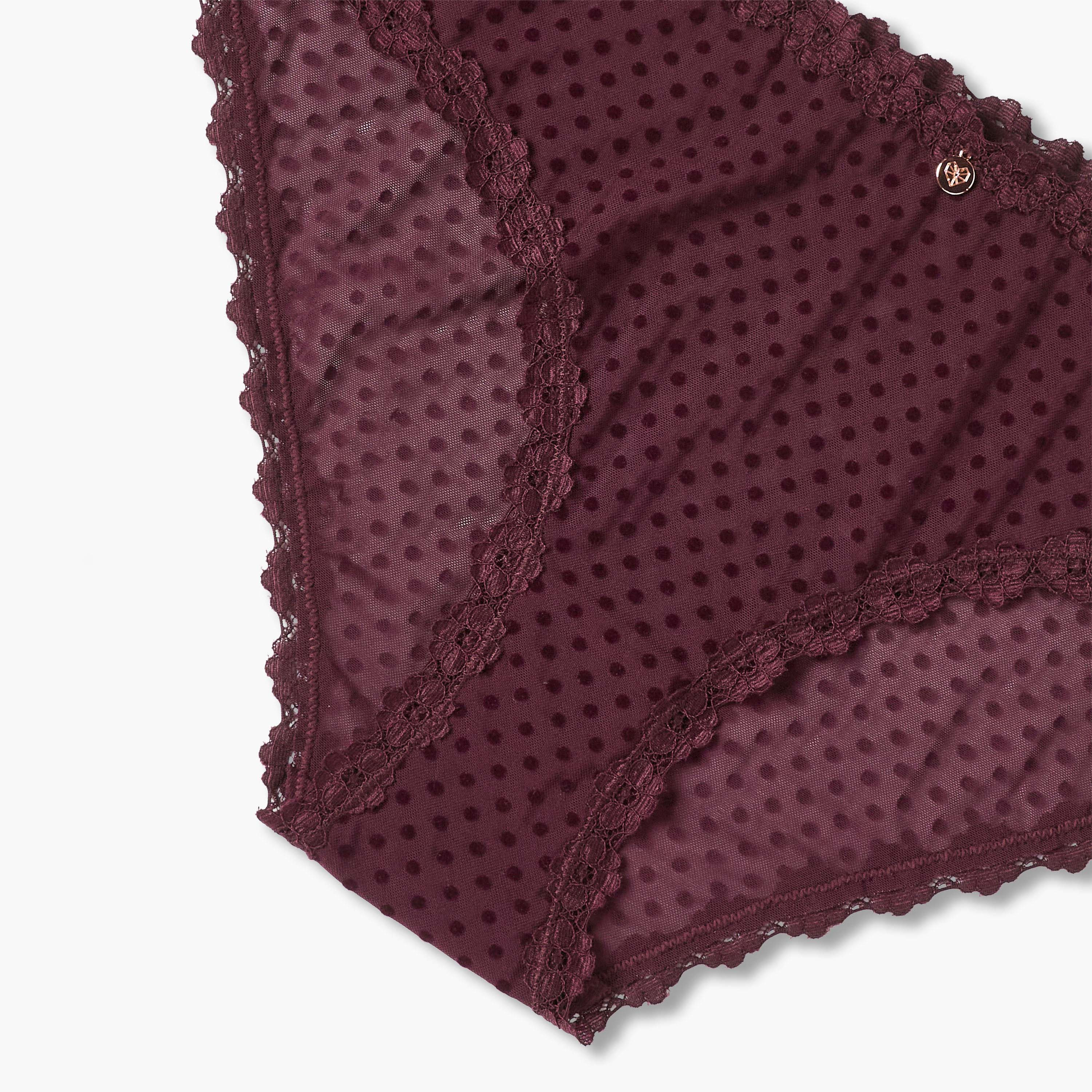 Bikini Briefs Mid Rise Polka Dot Print-women-clothing-lingerie-panties-image-4