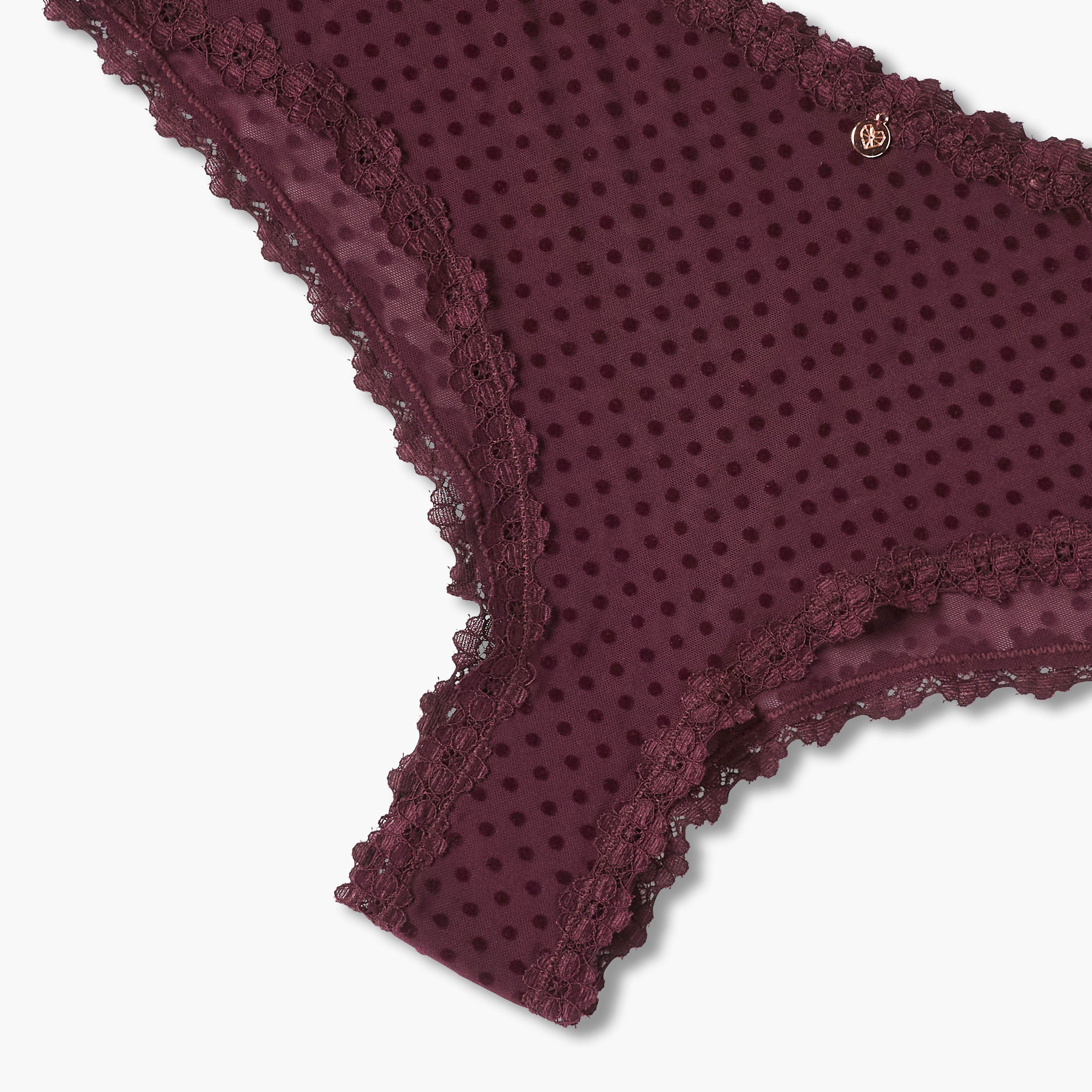 سروال داخلي بخصر متوسط الارتفاع وطبعات منقطة-women-clothing-lingerie-panties-image-4