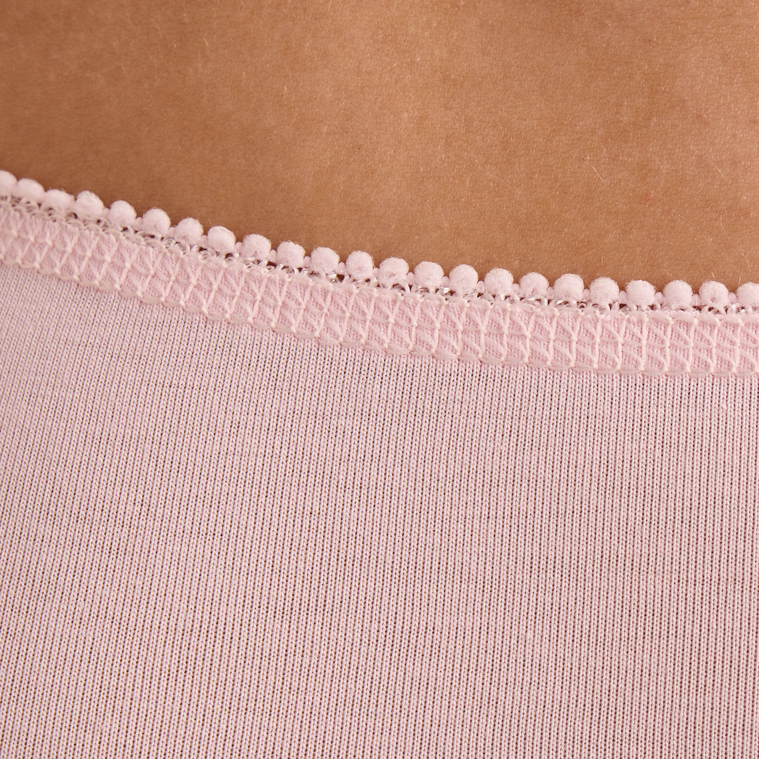 طقم من 5 - سراويل كاملة بخصر عالي وزينة فيونكة-women-clothing-lingerie-panties-image-10
