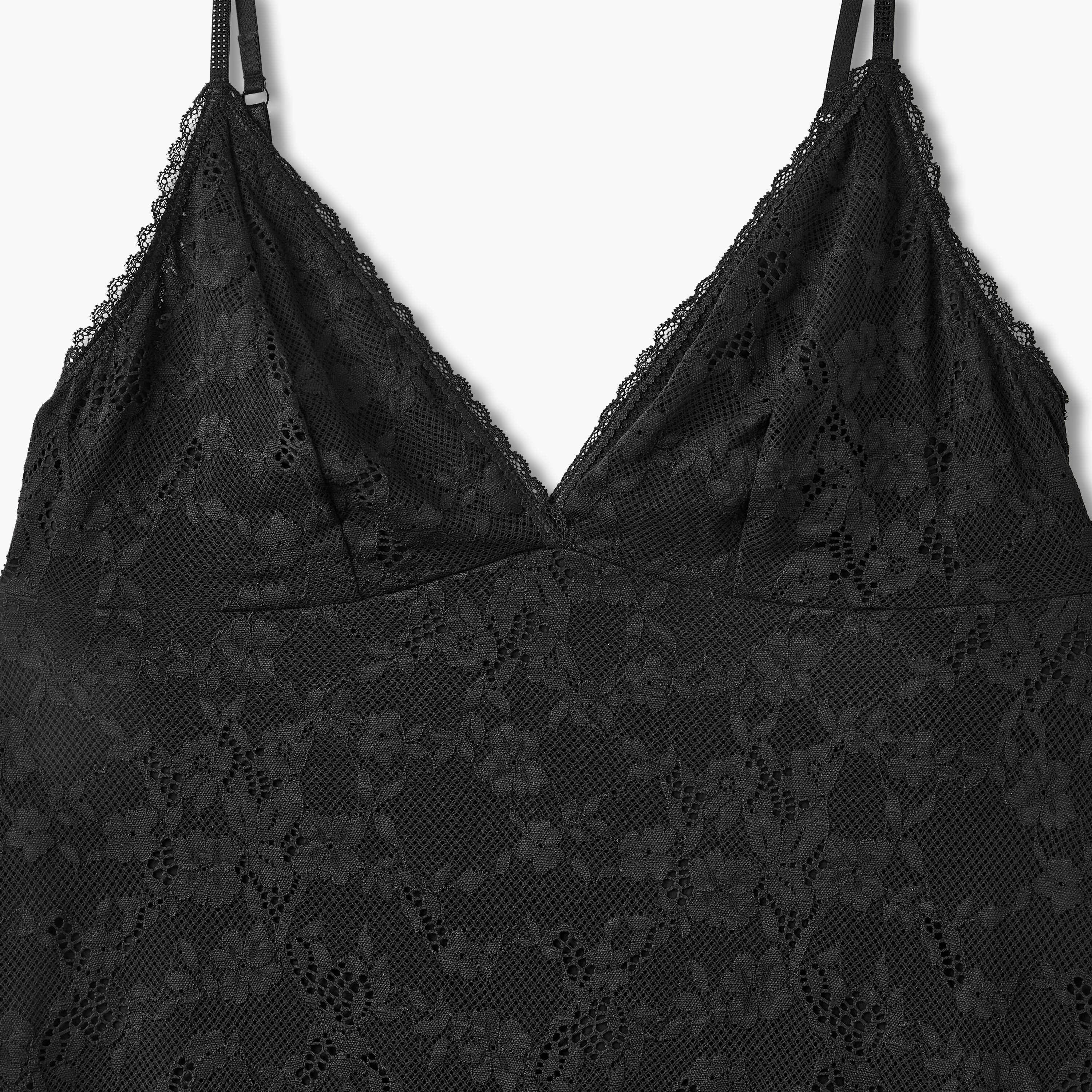 Lace Babydoll with Adjustable Straps-women-clothing-lingerie-babydollsandbodysuits-image-6
