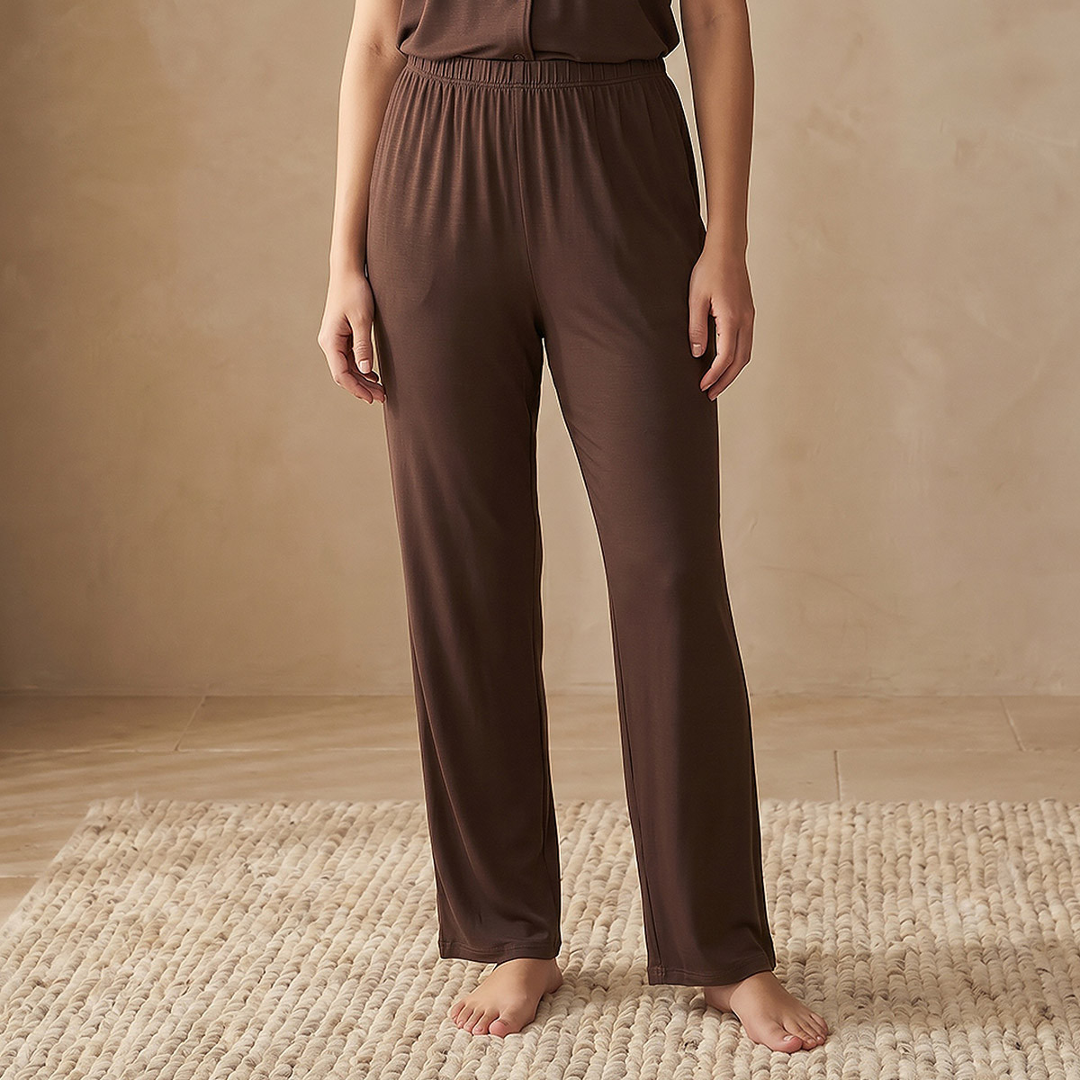 Pyjama Set Button-Down Shirt & Trousers-women-clothing-nightwear-pyjamas-longsets-image-5