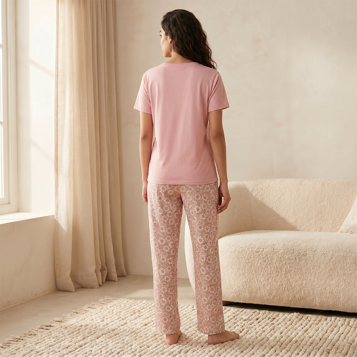 Splash Intimates Pyjama Set T-shirt & Trousers Viscose-women-clothing-nightwear-pyjamas-longsets-image-4
