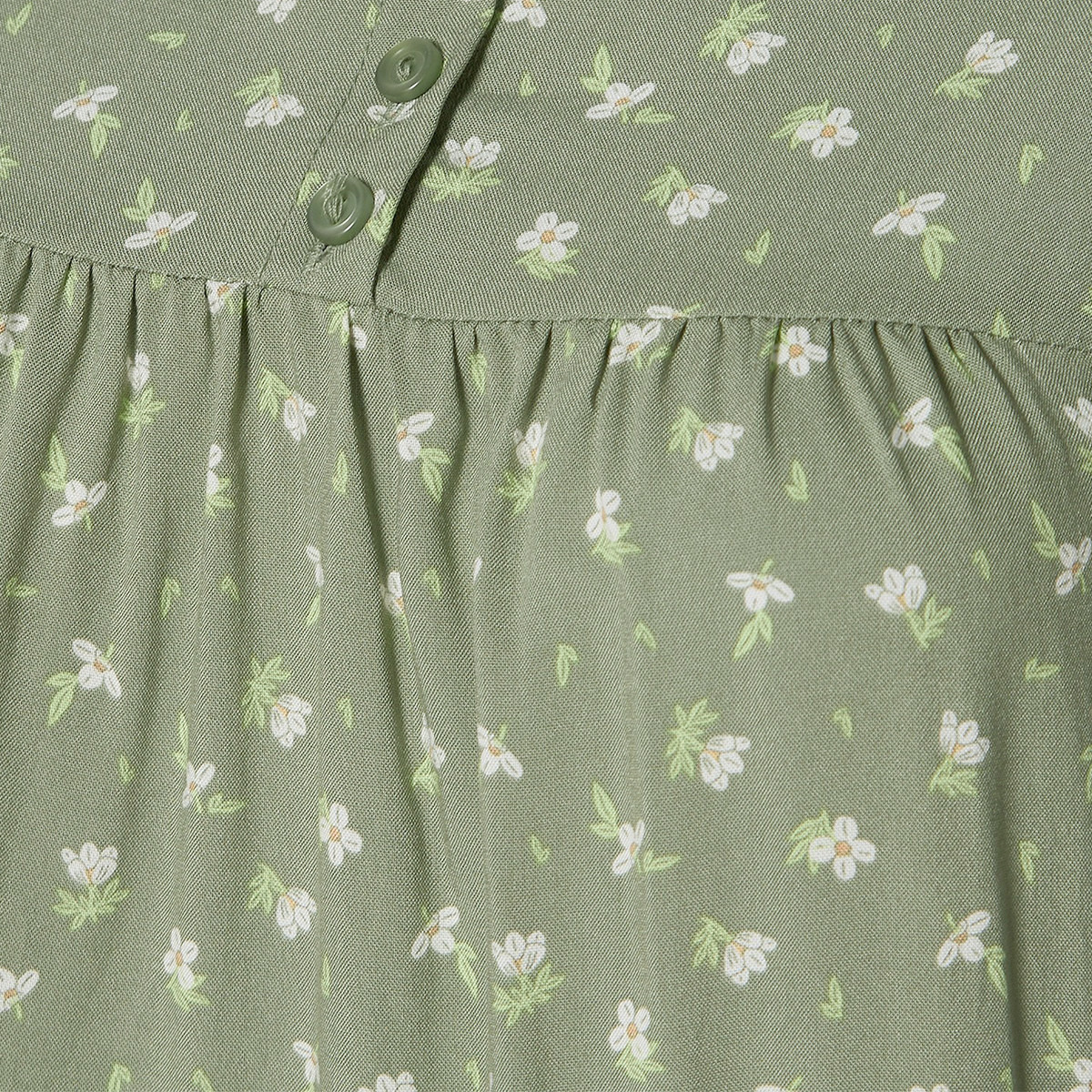 Night Gown Short Sleeves Floral Print Viscose-women-clothing-nightwear-nighties-image-2