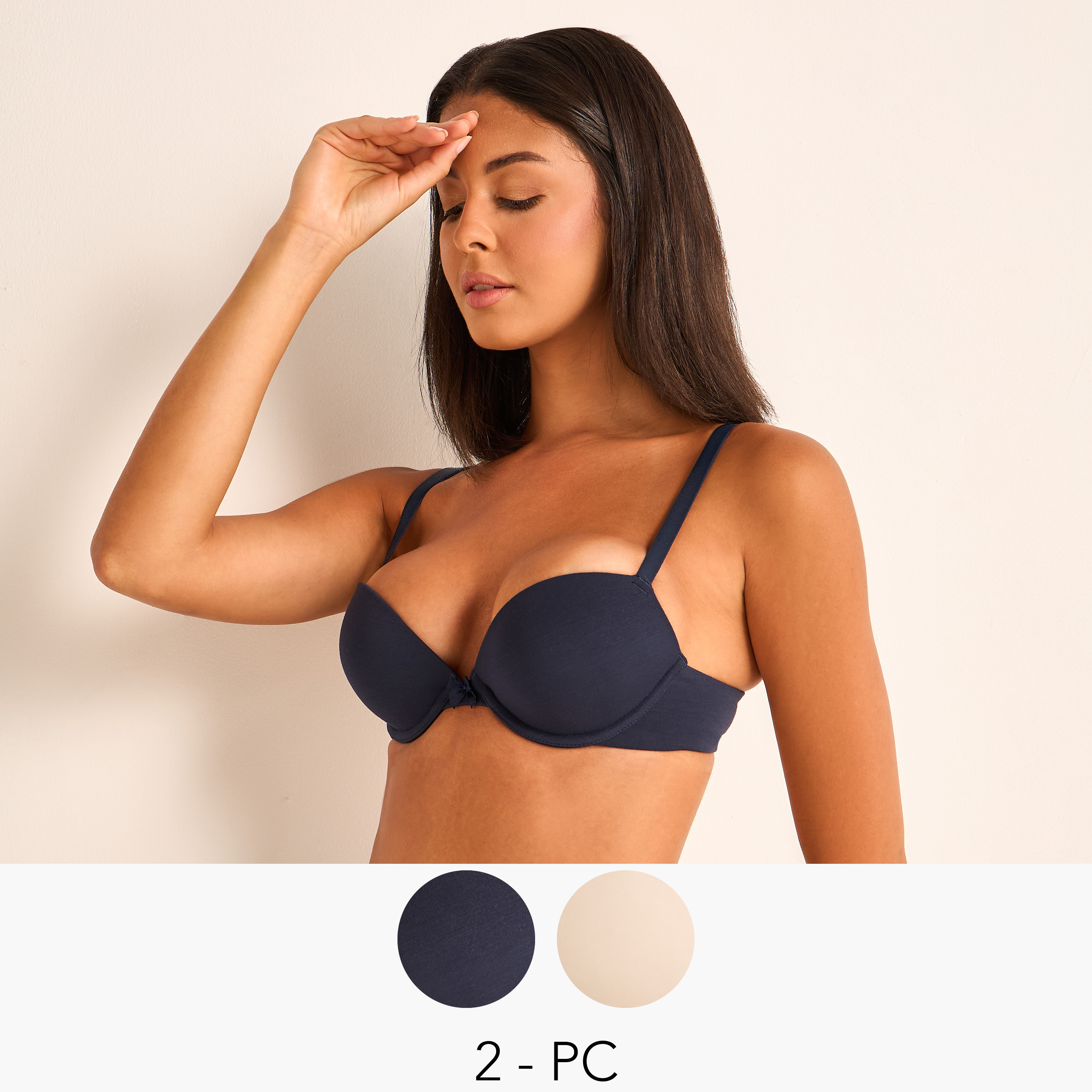 طقم من 2 - صدرية بلانج-women-clothing-lingerie-bras-image-1
