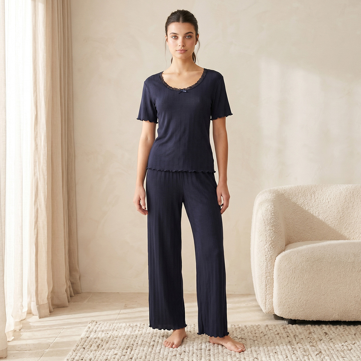 Splash Intimates Pyjama Set Top & Trousers-women-clothing-nightwear-pyjamas-longsets-image-1