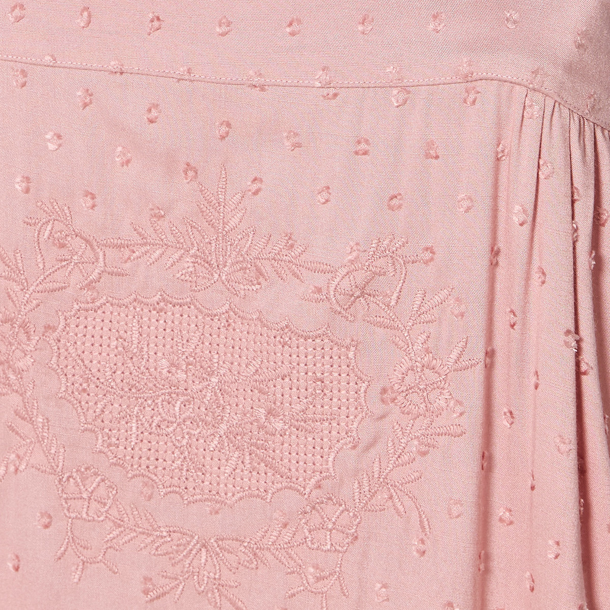 Night Gown Sleeveless Embroidered Viscose-women-clothing-nightwear-nighties-image-2