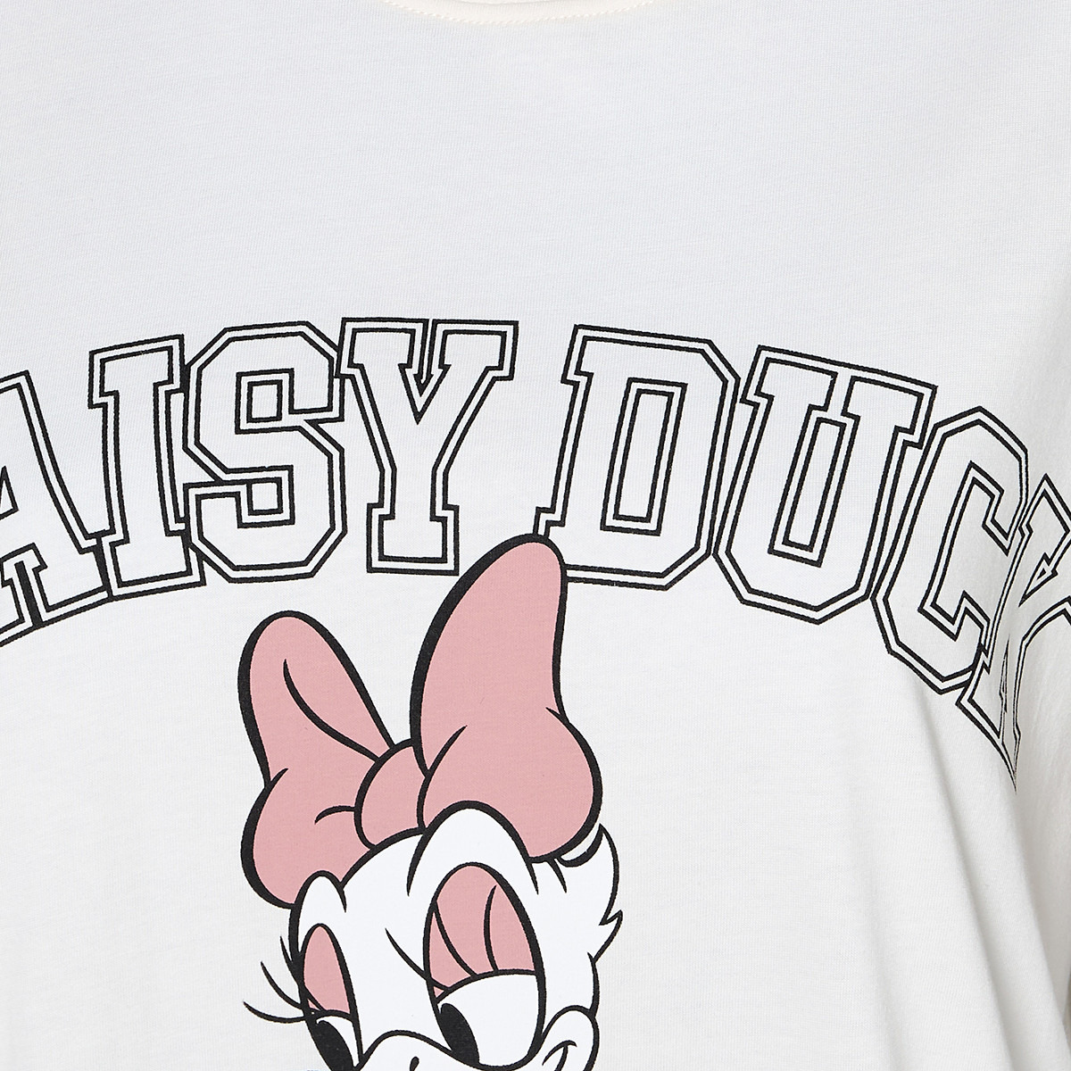 Daisy Duck Splash Intimate Knee Length Sleepshirt Short Sleeves Cotton-women-clothing-nightwear-nighties-image-2
