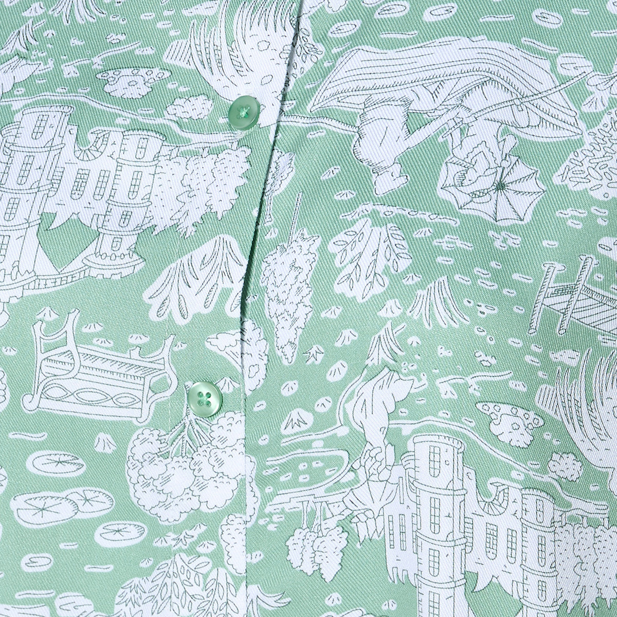 Set of 2 - Sleepshirt Short Sleeve Roll-Up Cuff Viscose-women-clothing-nightwear-nighties-image-2