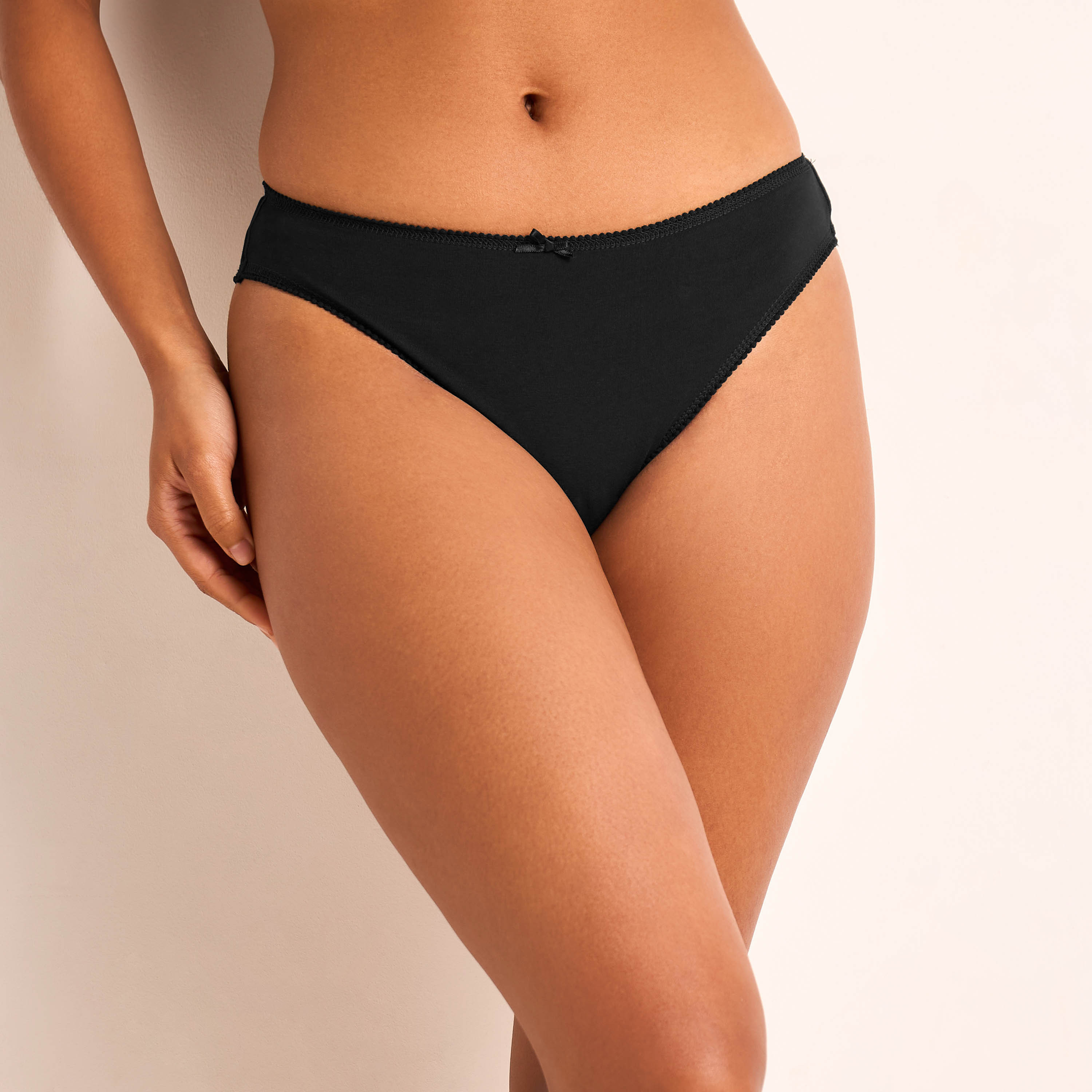 Set of 5 - Bikini Briefs with Lace Trim-women-clothing-lingerie-panties-image-2