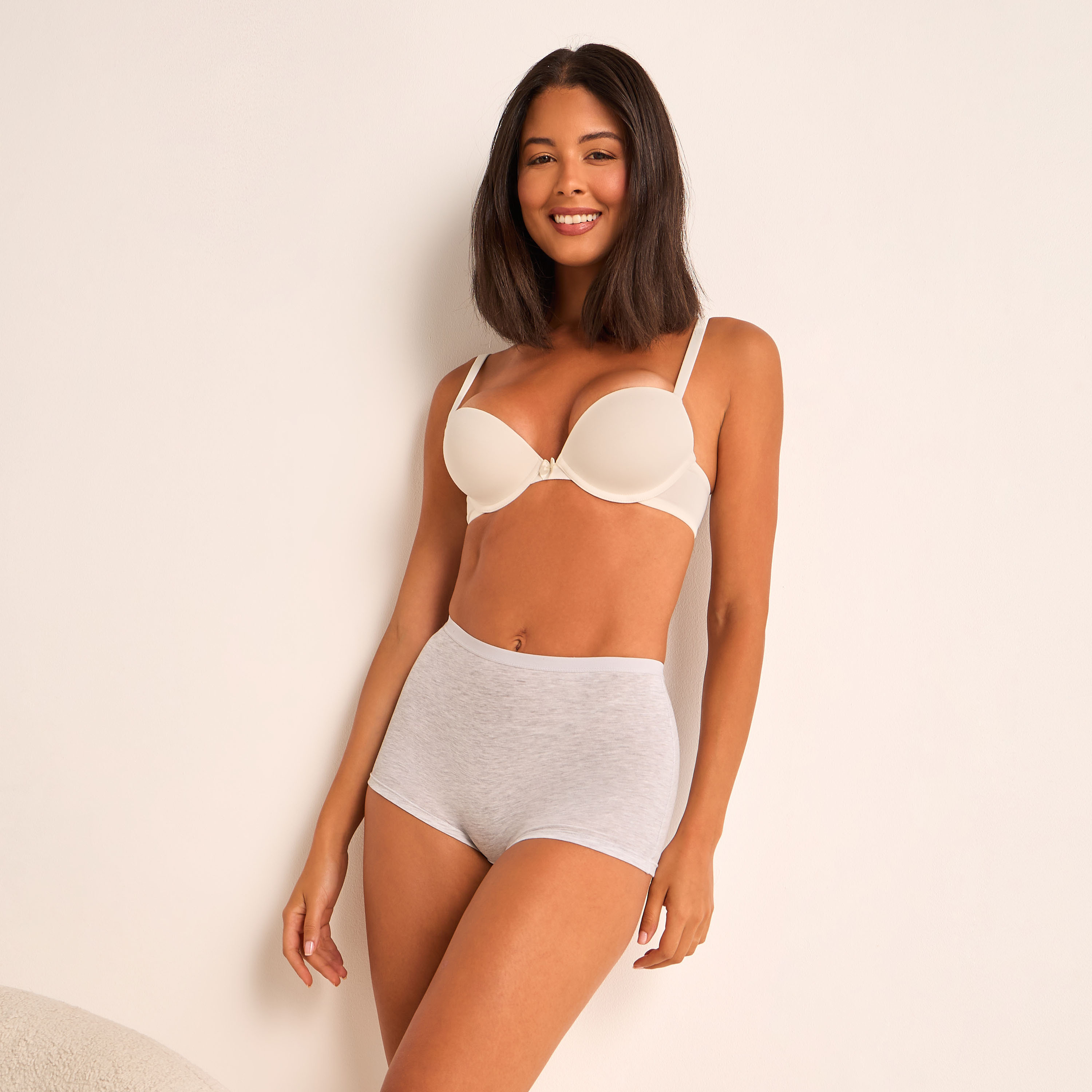 طقم سراويل داخلية بوي شورت بخصر مطاطي من سبلاش إنتيميتس - 5 قطع-women-clothing-plussize-lingerie-panties-image-5
