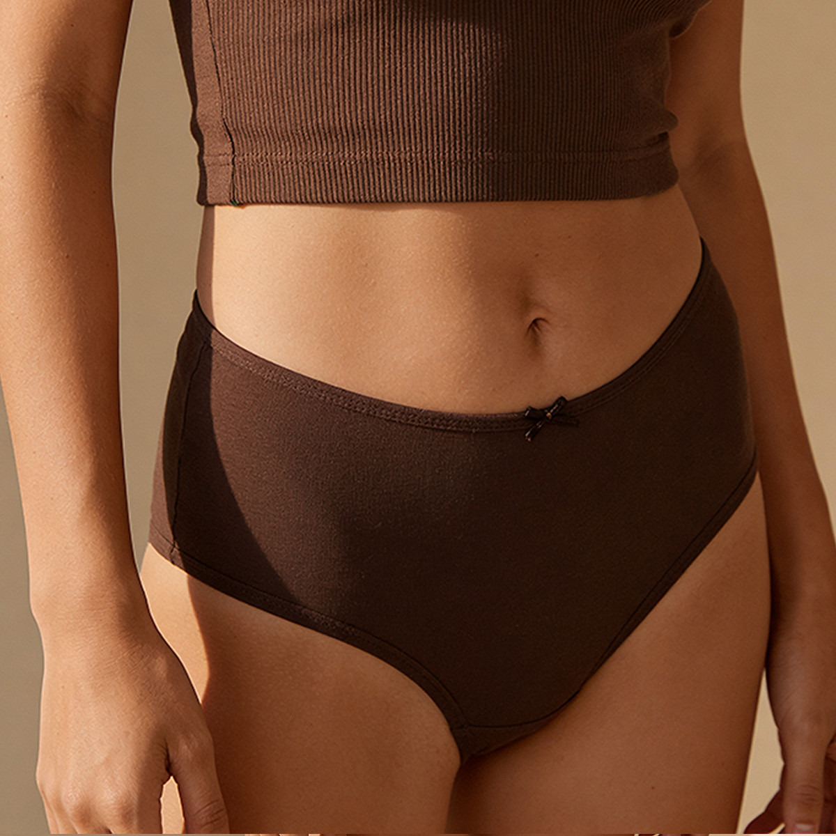 طقم سراويل داخلية بفيونكة 5 قطع إنتمتس من سبلاش-women-clothing-plussize-lingerie-panties-image-8